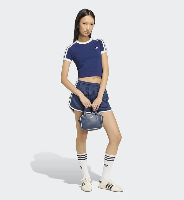 Rouge vif「【adidas / アディダス】ニットT/カットソー/ニット/ラウンドネックTシ」|Tシャツ・カットソー|