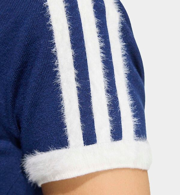 Rouge vif「【adidas / アディダス】ニットT/カットソー/ニット/ラウンドネックTシ」|Tシャツ・カットソー|
