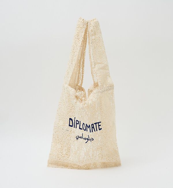 NOMINE「【LY】Souk Bag モロッコ職業刺繍レーストートバッグ｜シアー マチ付きシ」|トートバッグ|