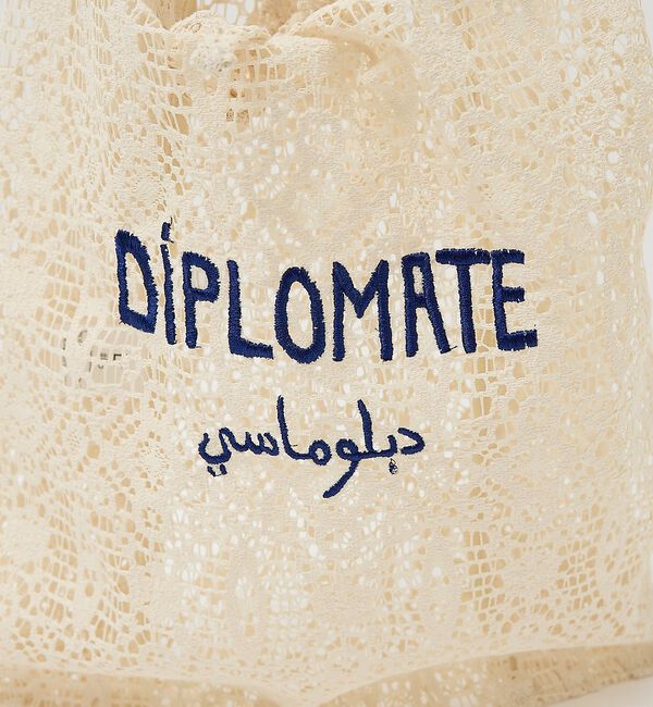 NOMINE「【LY】Souk Bag モロッコ職業刺繍レーストートバッグ｜シアー マチ付きシ」|トートバッグ|