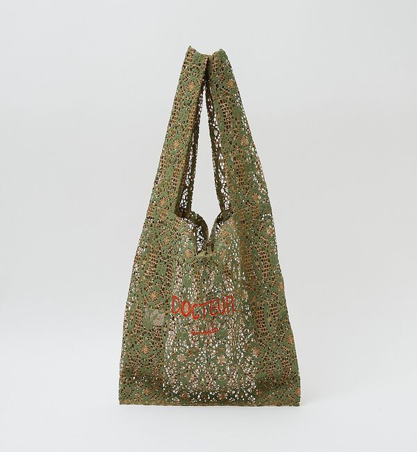 NOMINE「【LY】Souk Bag モロッコ職業刺繍レーストートバッグ｜シアー マチ付きシ」|トートバッグ|