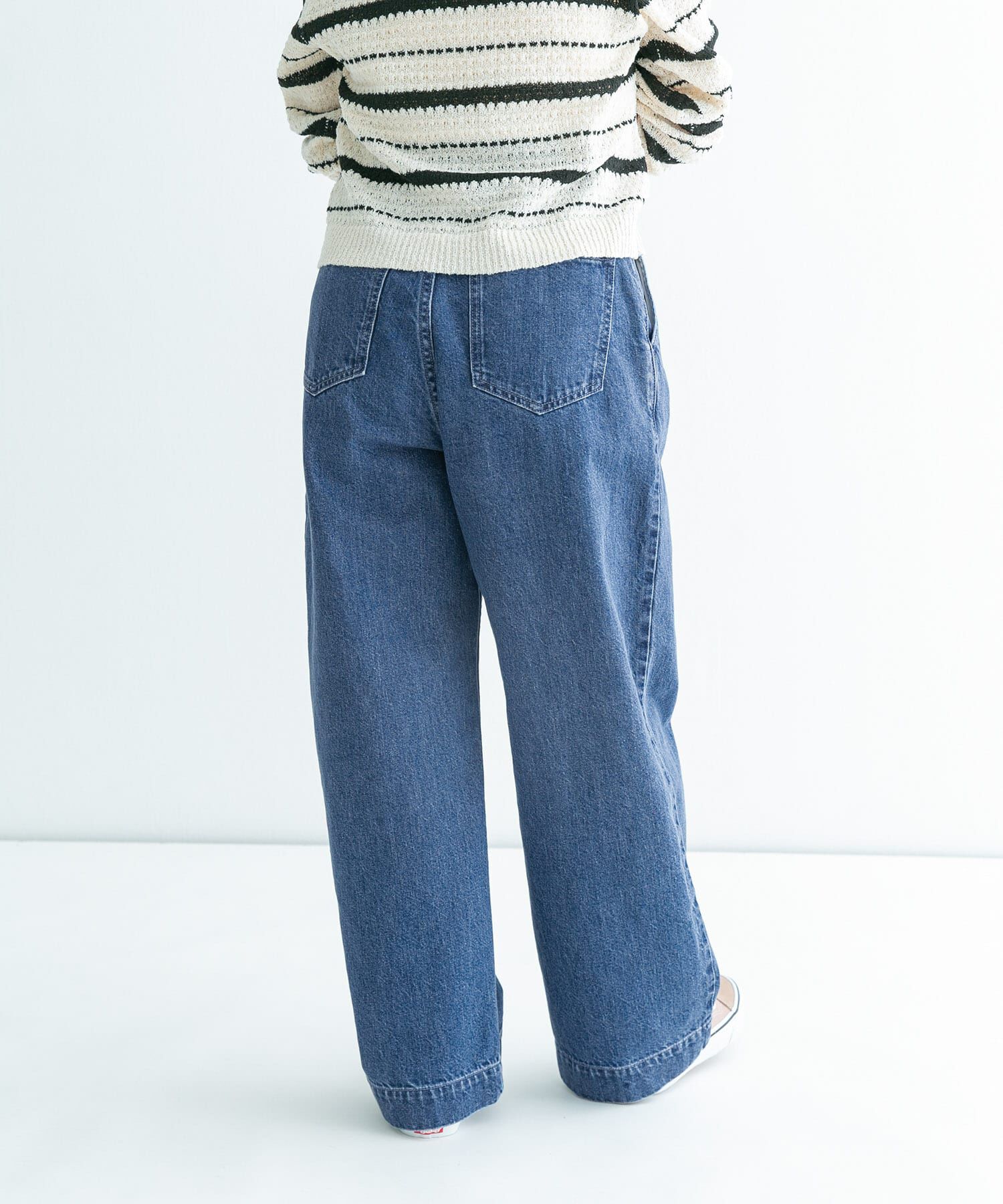 Sonny Label 「『34サイズ/低身長向けも展開』タックデニム」|デニム|