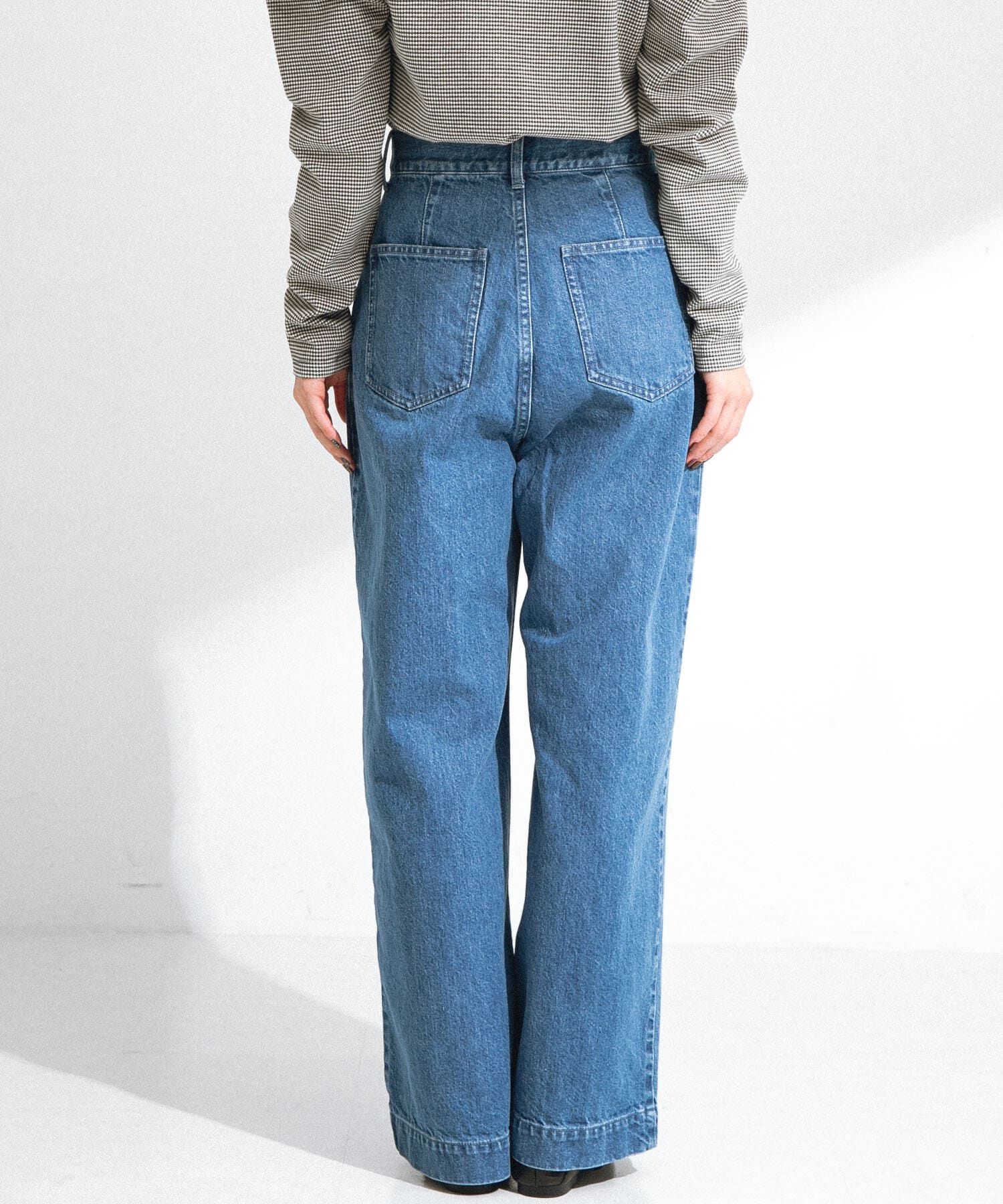 Sonny Label 「『34サイズ/低身長向けも展開』タックデニム」|デニム|