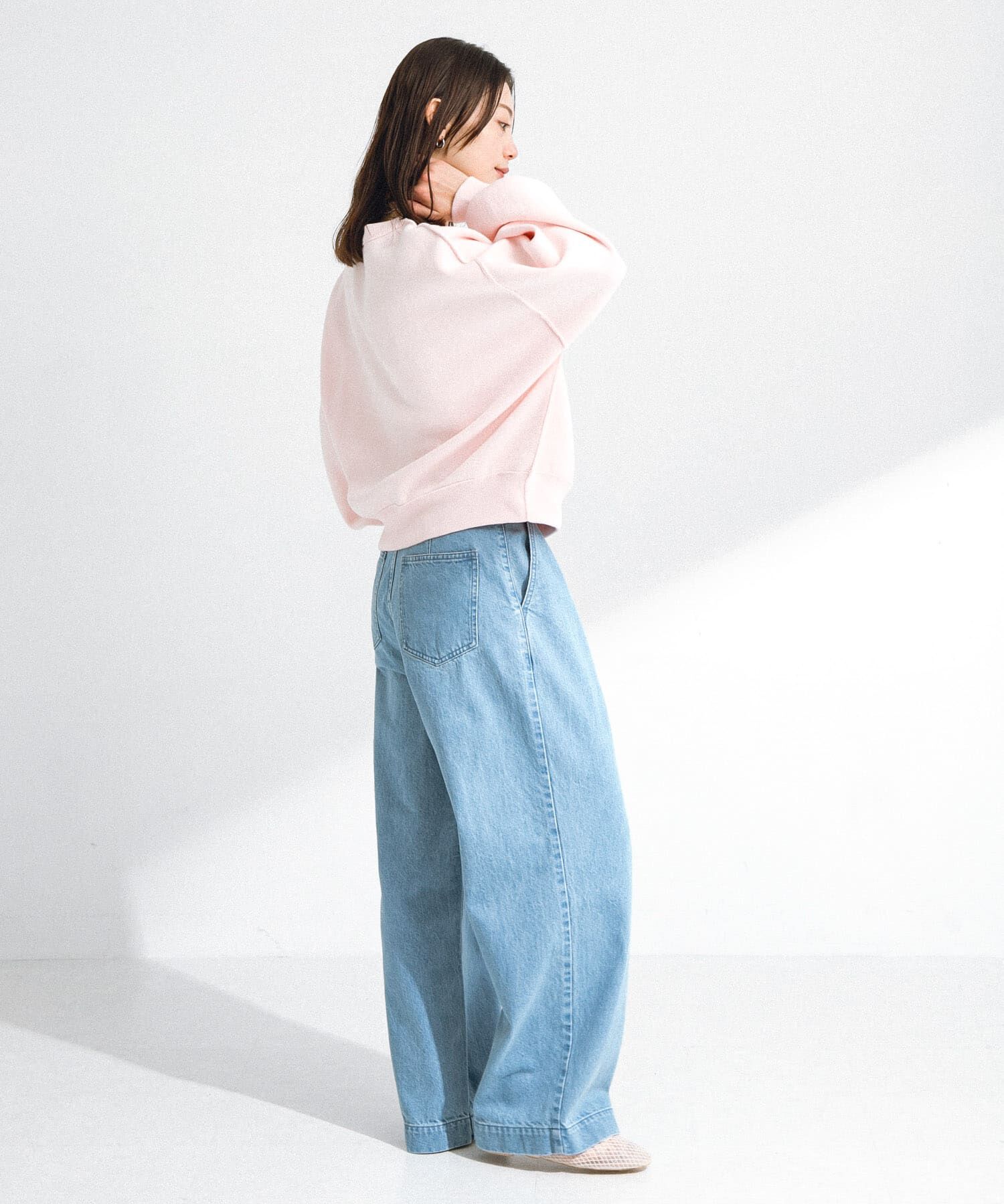 Sonny Label 「『34サイズ/低身長向けも展開』タックデニム」|デニム|