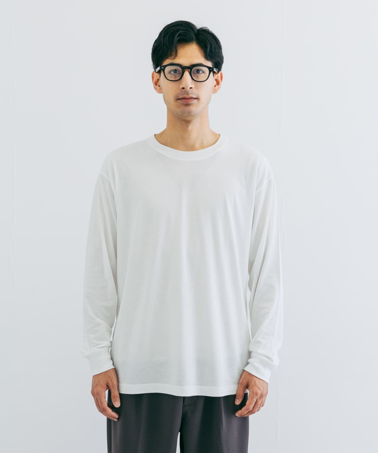 URBAN RESEARCH「『UR TECH』クルーネックロングTシャツ」|Tシャツ・カットソー|