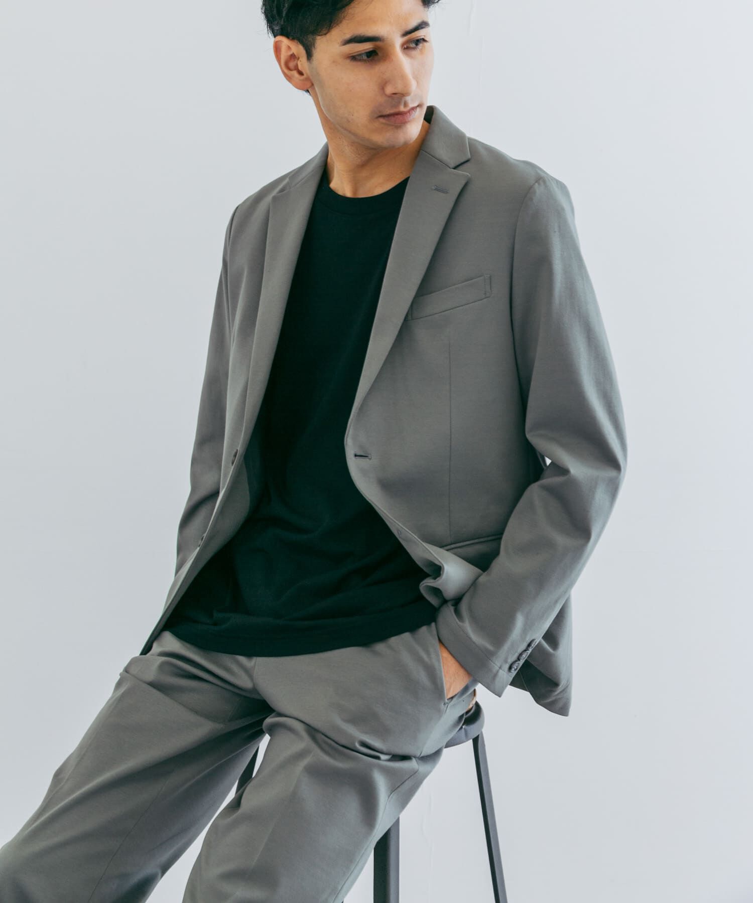 URBAN RESEARCH「『UR TECH』クルーネックロングTシャツ」|Tシャツ・カットソー|