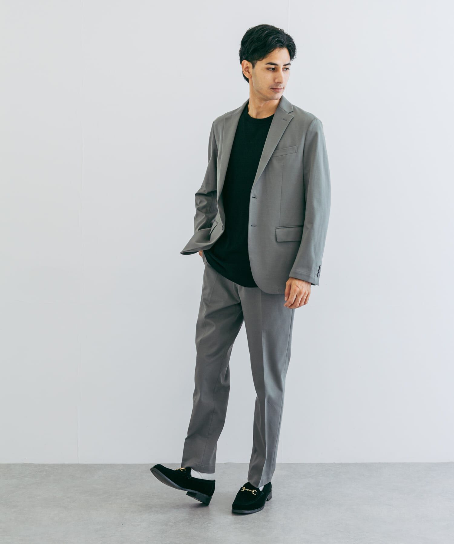 URBAN RESEARCH「『UR TECH』クルーネックロングTシャツ」|Tシャツ・カットソー|