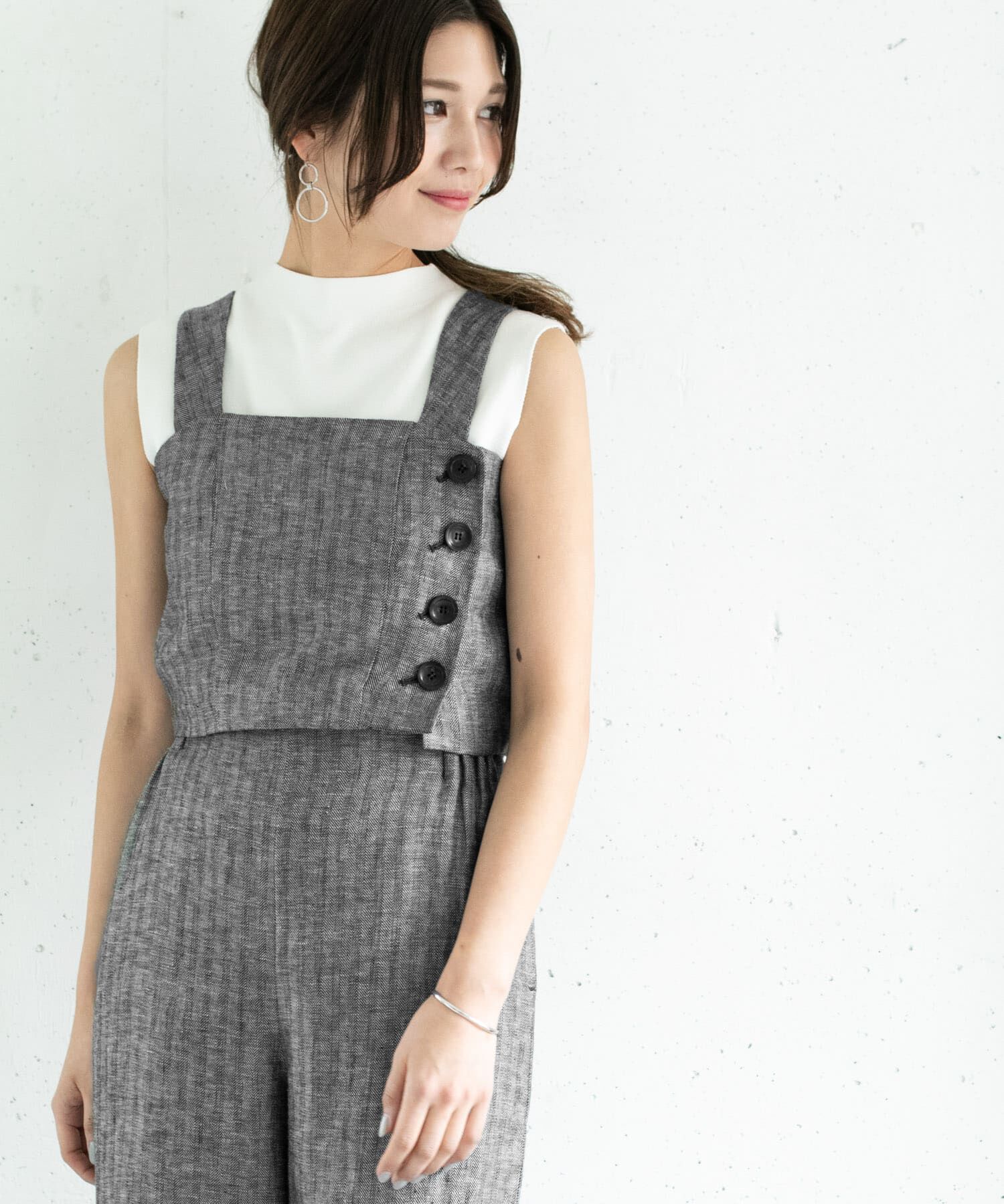 URBAN RESEARCH ROSSO「ミックスヘリンボーンビスチェ&there4;」|その他|