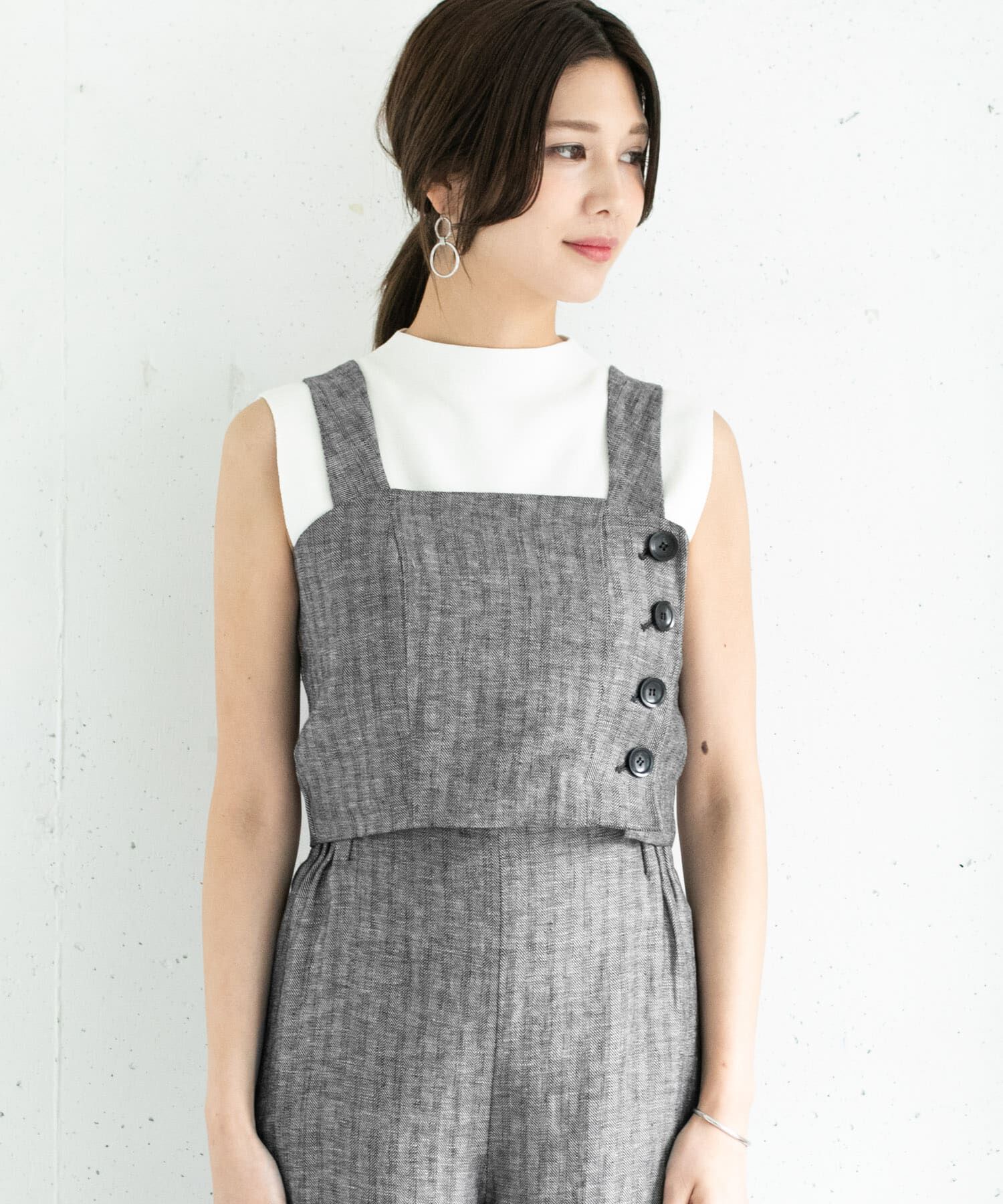 URBAN RESEARCH ROSSO「ミックスヘリンボーンビスチェ&there4;」|その他|