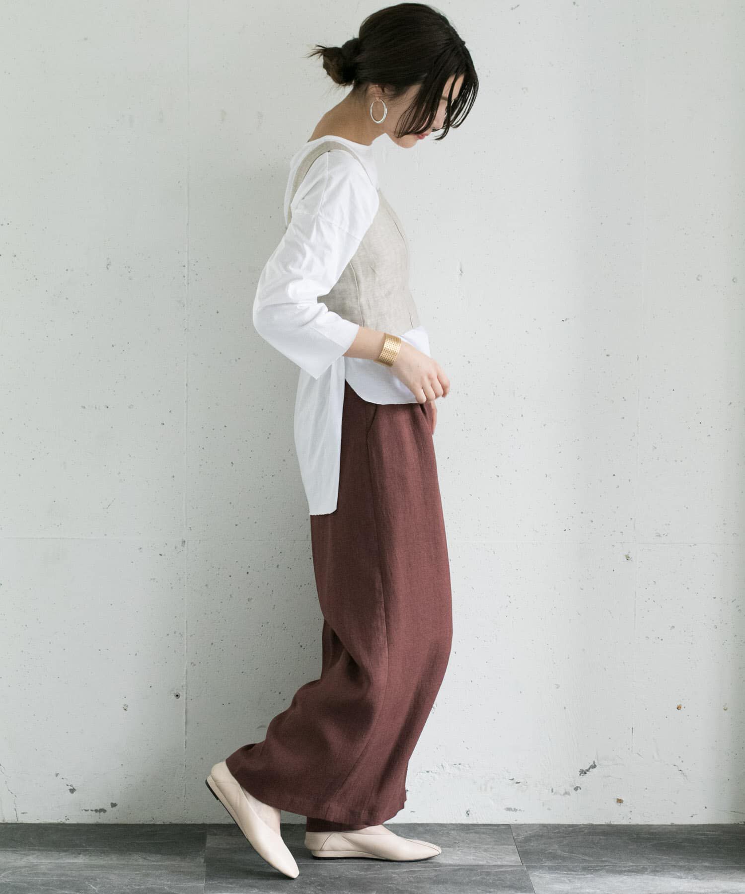 URBAN RESEARCH ROSSO「ミックスヘリンボーンビスチェ&there4;」|その他|