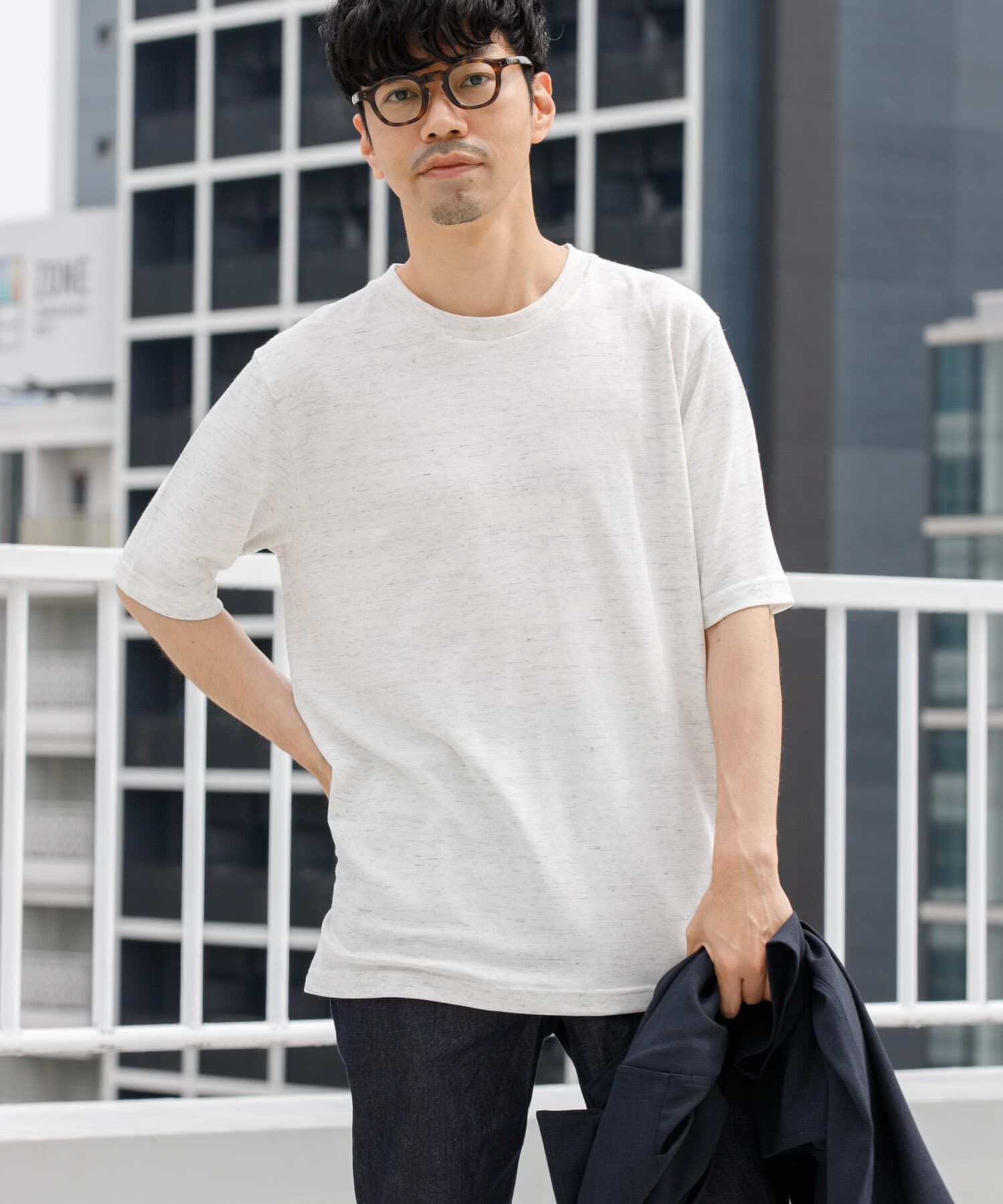 URBAN RESEARCH ROSSO「『WEB限定』『XLサイズあり』リネン混カノコクルーTシャツ」|Tシャツ・カットソー|