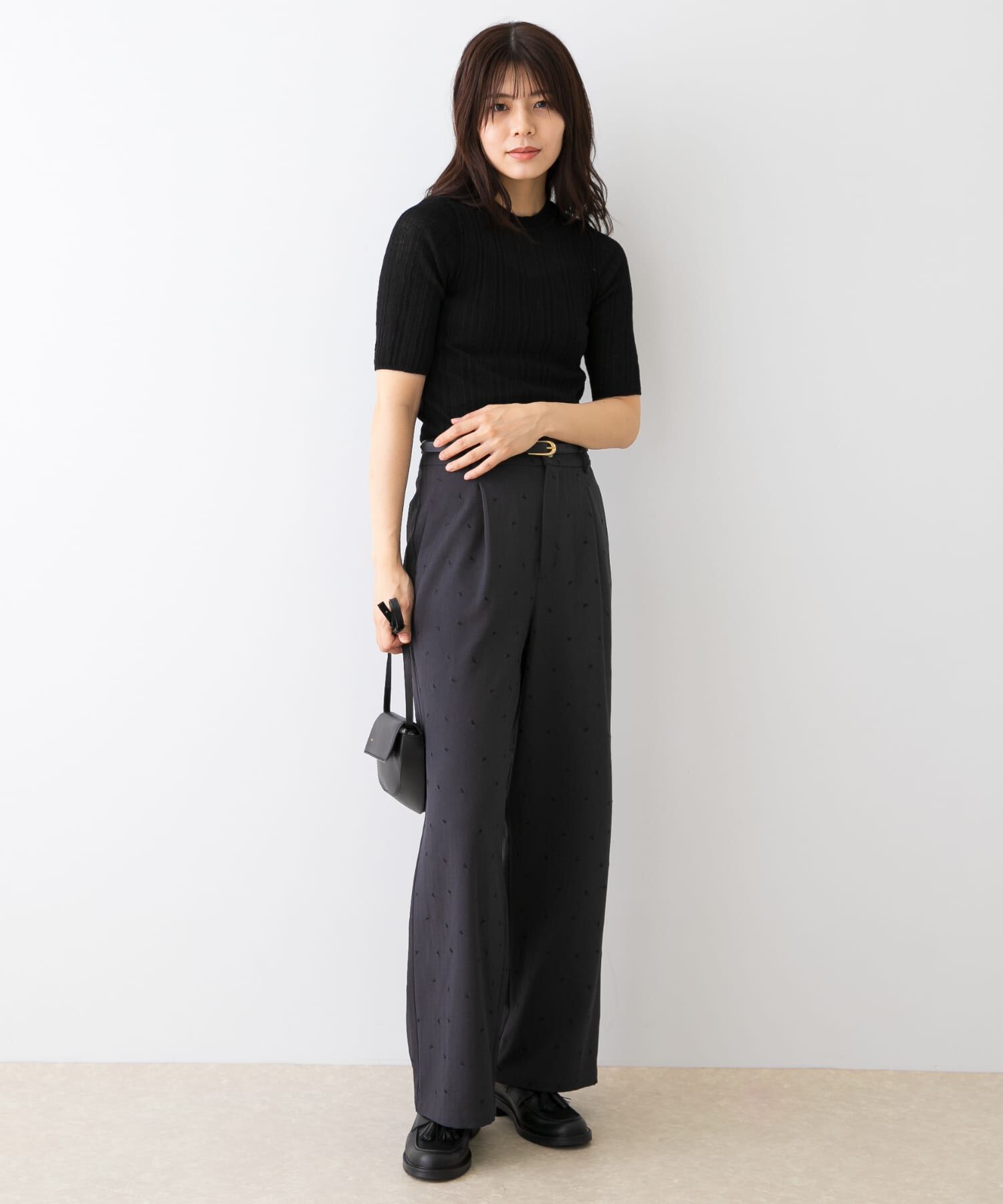 URBAN RESEARCH ROSSO「F by ROSSO　ハート刺繍タックワイドパンツ」|その他|