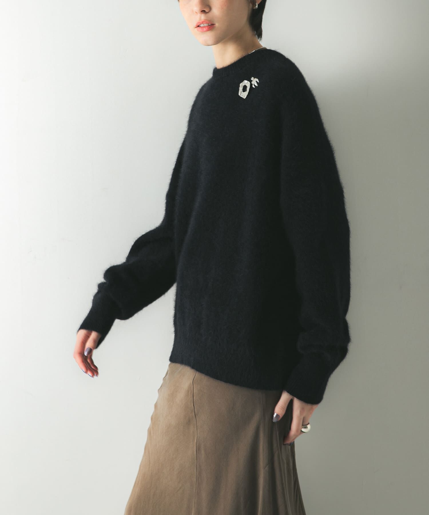 URBAN RESEARCH「FOX/CASHMEREルーズニット」|ニット・セーター|