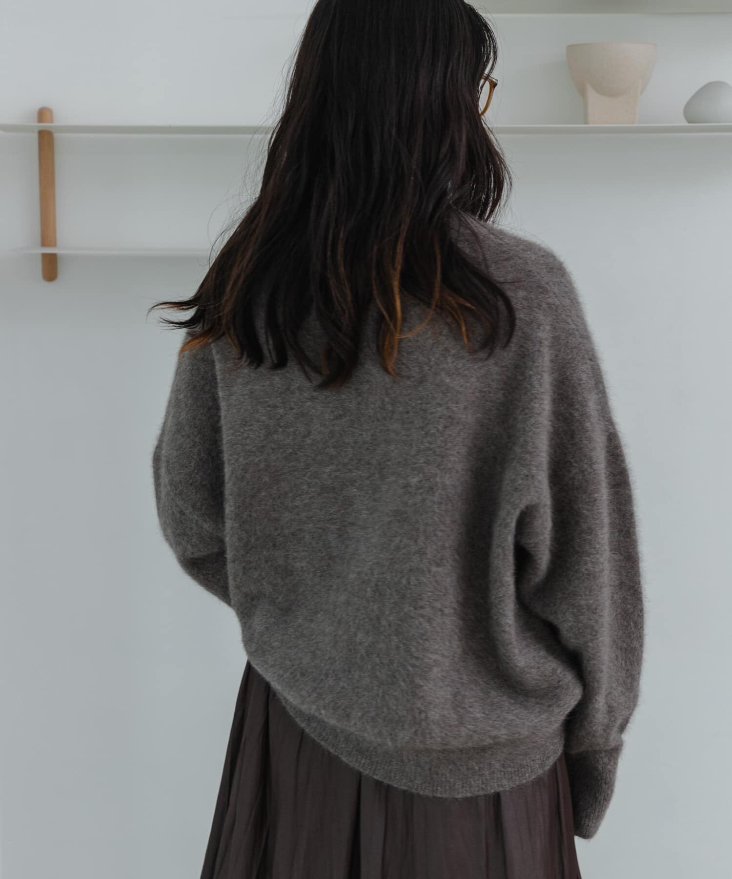URBAN RESEARCH「FOX/CASHMEREルーズニット」|ニット・セーター|