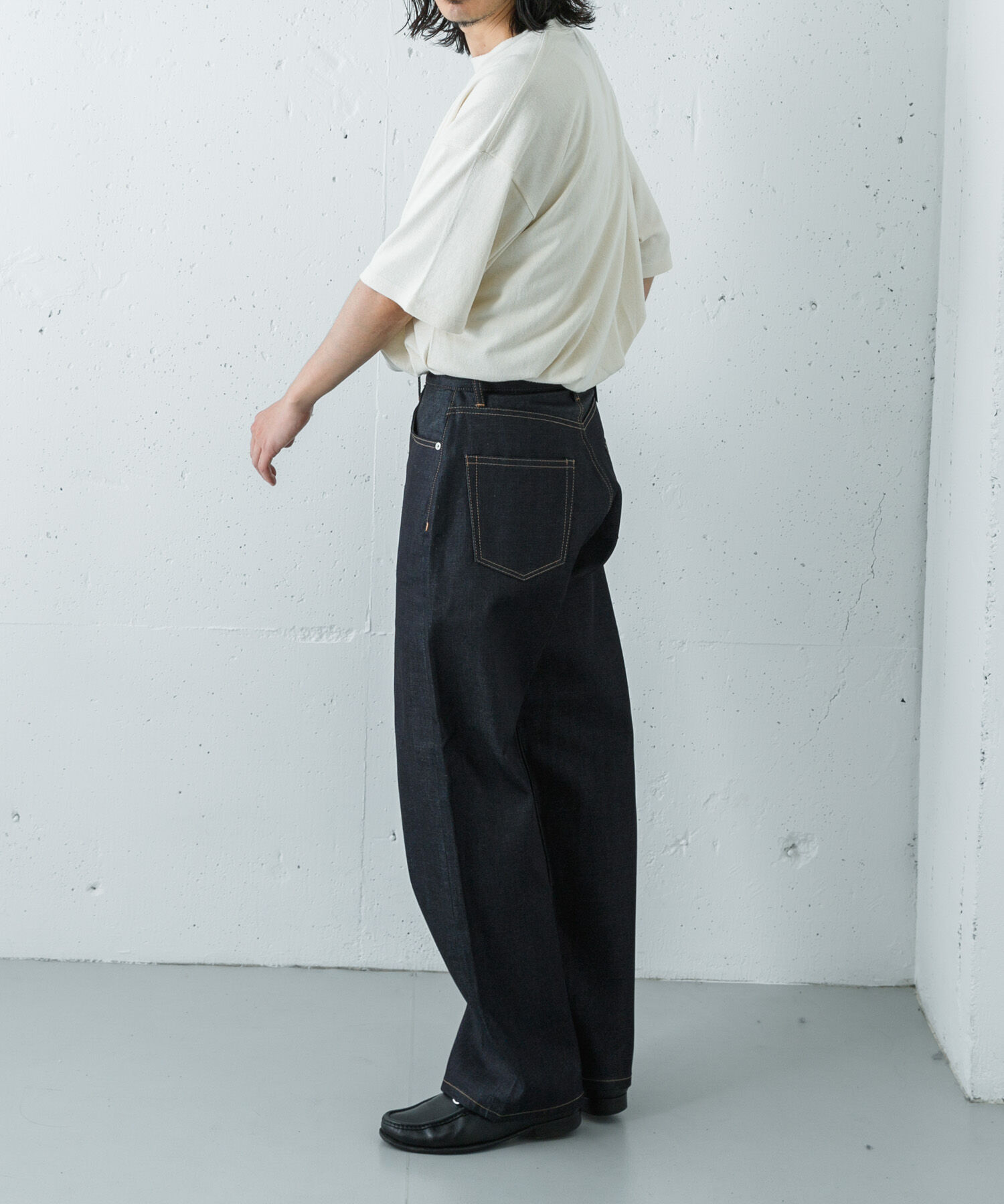 URBAN RESEARCH「SHIOTA　スーピマDENIM PANTSバギー#JAY」|デニム|