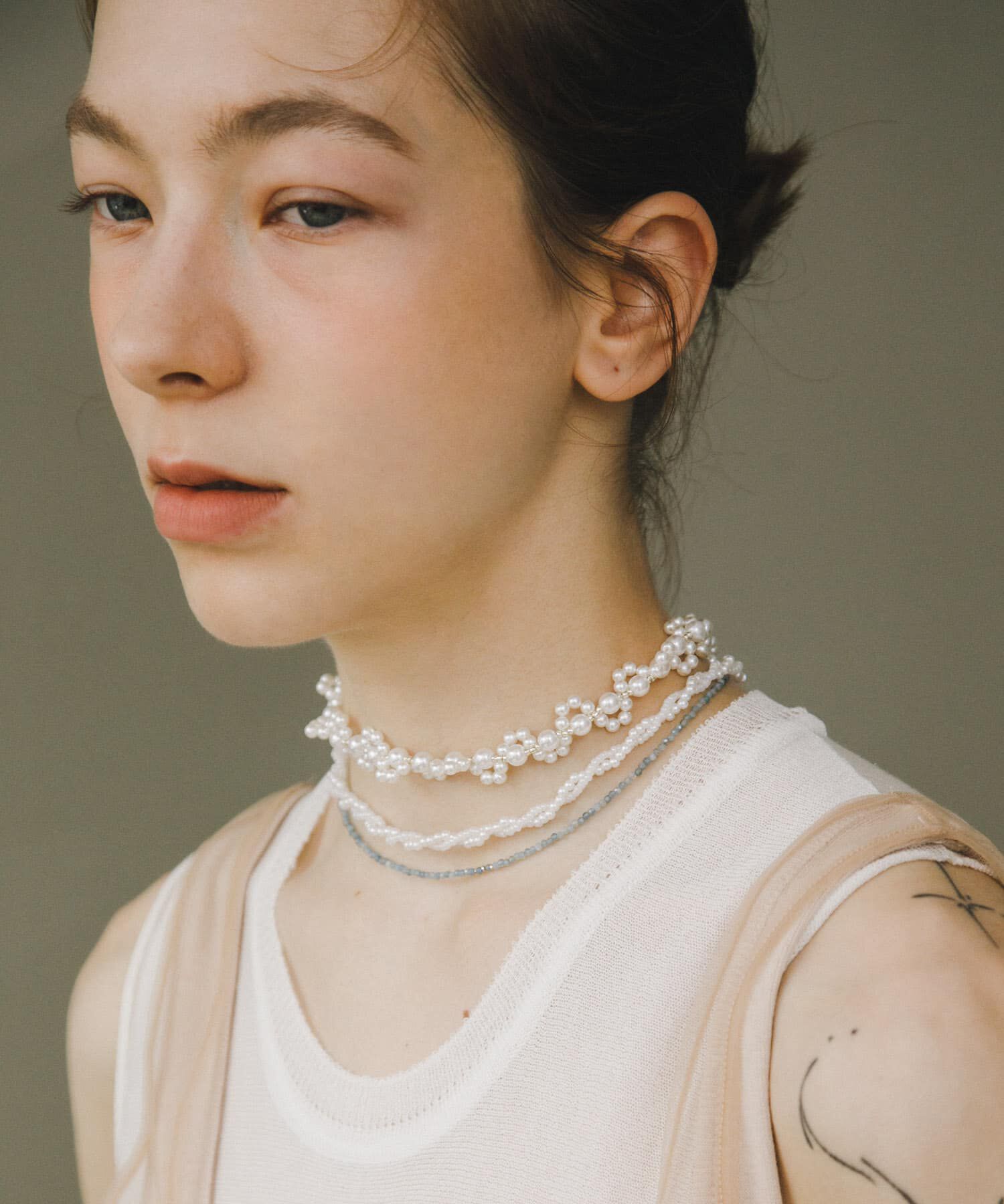 URBAN RESEARCH「decor『デコール』　TWIST PEARL BEADSCHOKER」|ネックレス|