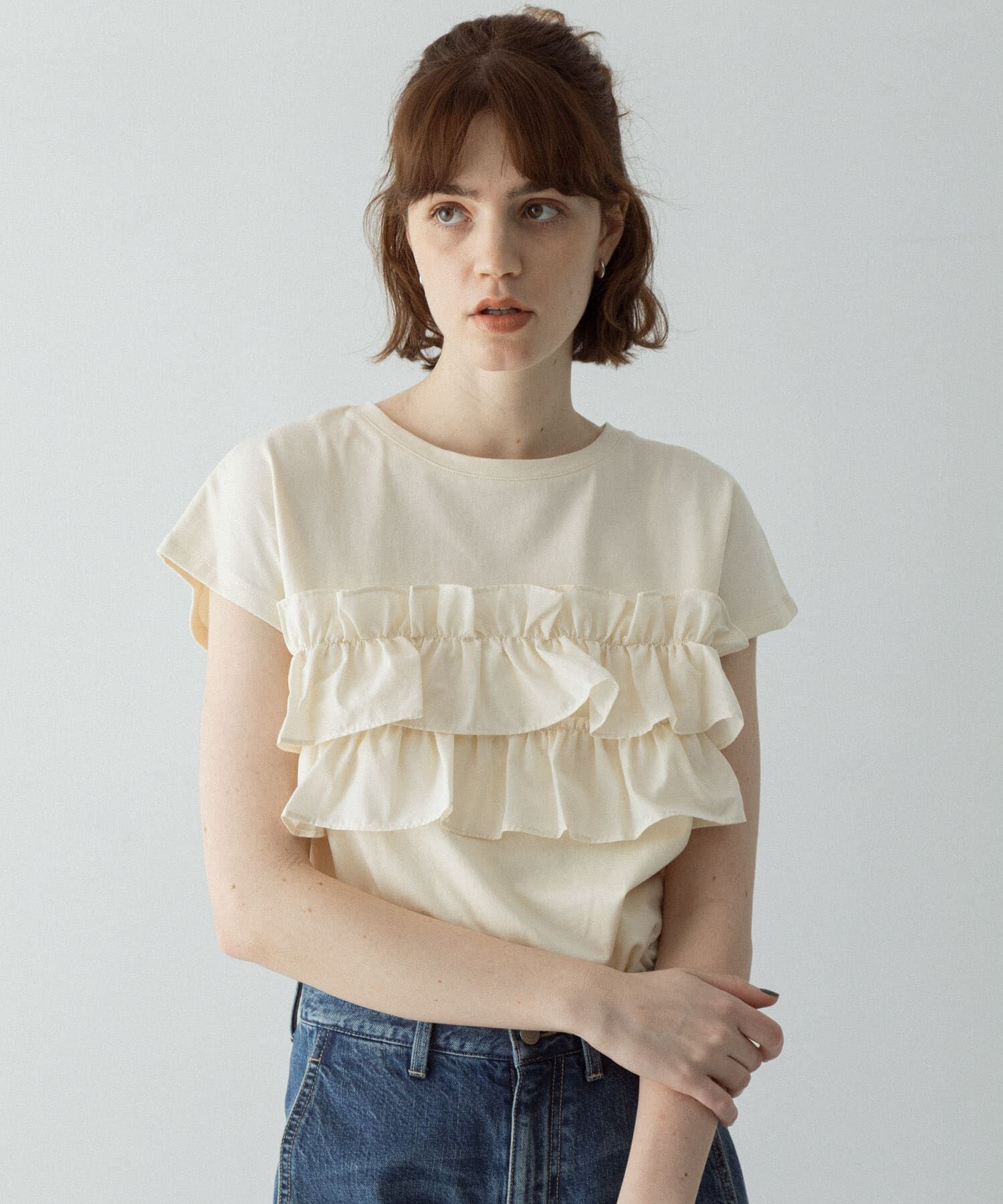 Sonny Label 「『WEB限定』フリルドッキングプルオーバー」|Tシャツ・カットソー|