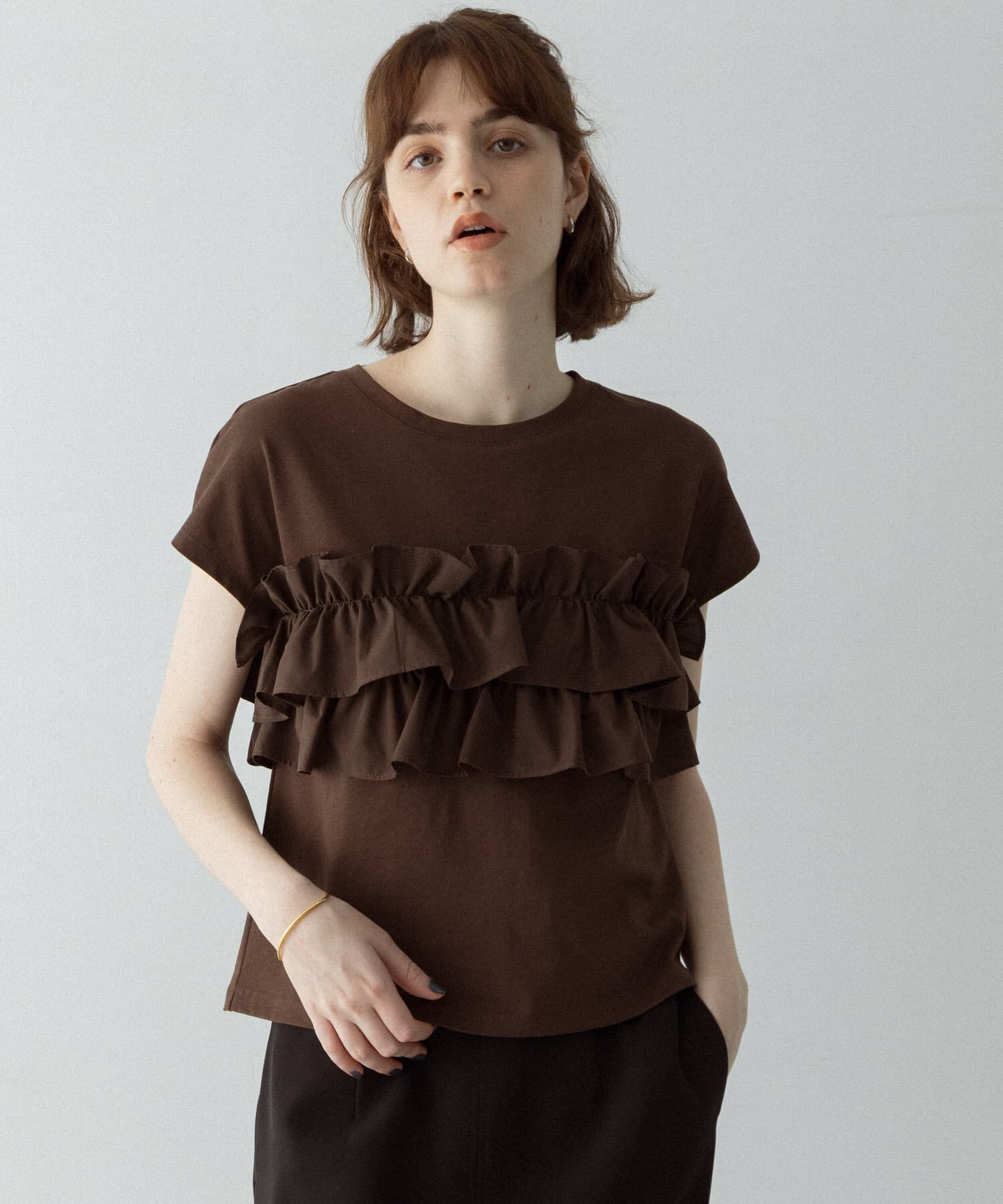 Sonny Label 「『WEB限定』フリルドッキングプルオーバー」|Tシャツ・カットソー|
