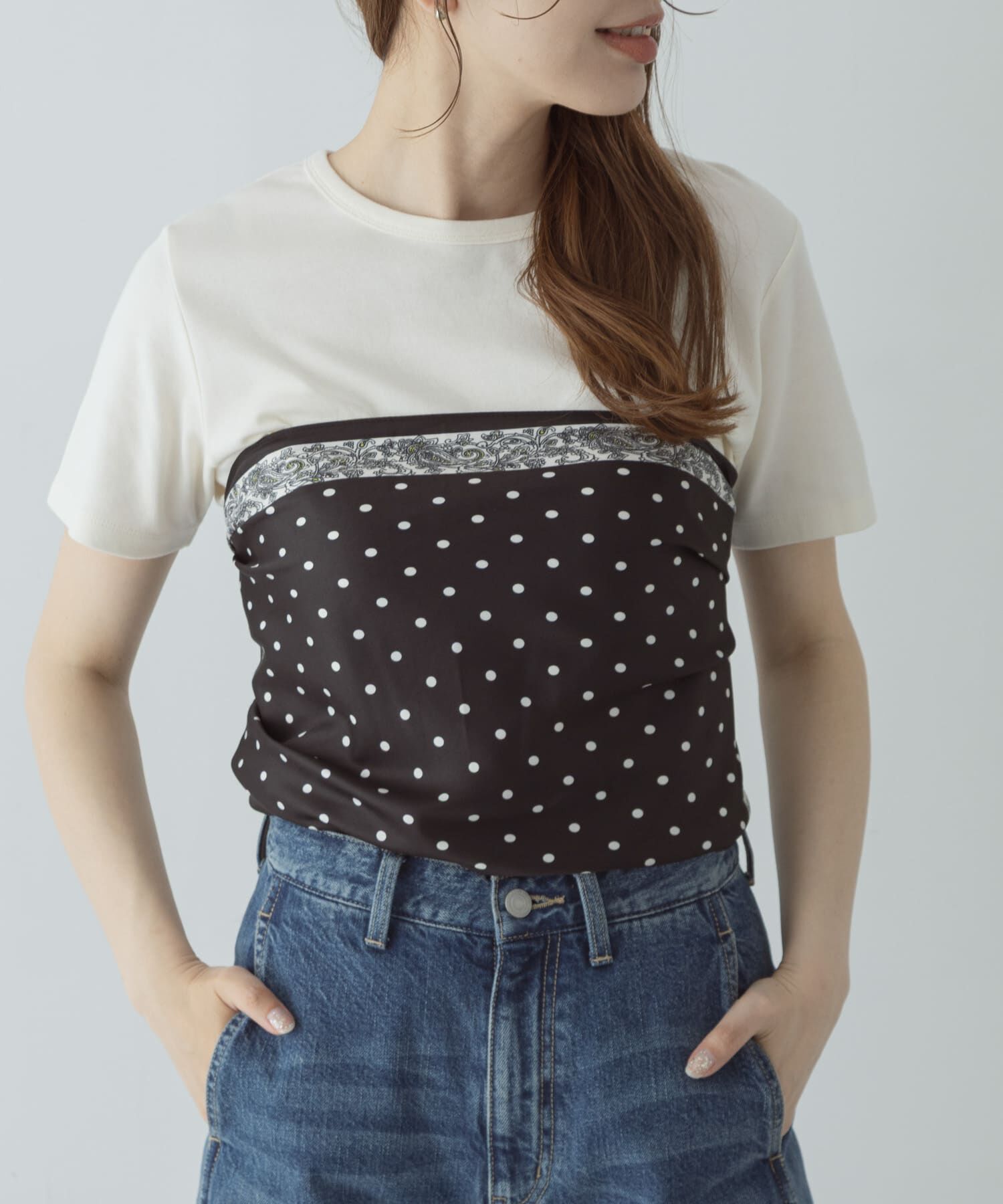 Sonny Label 「ドットサンカクスカーフ」|バンダナ・スカーフ|