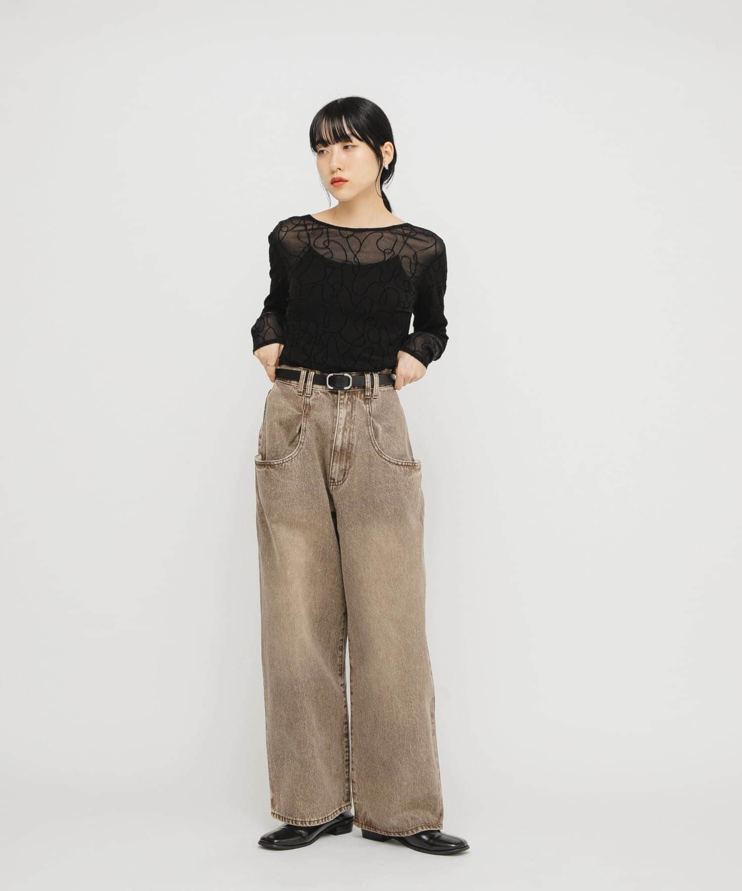  「『3サイズ展開』BIGポケットデザインデニム」|デニム|