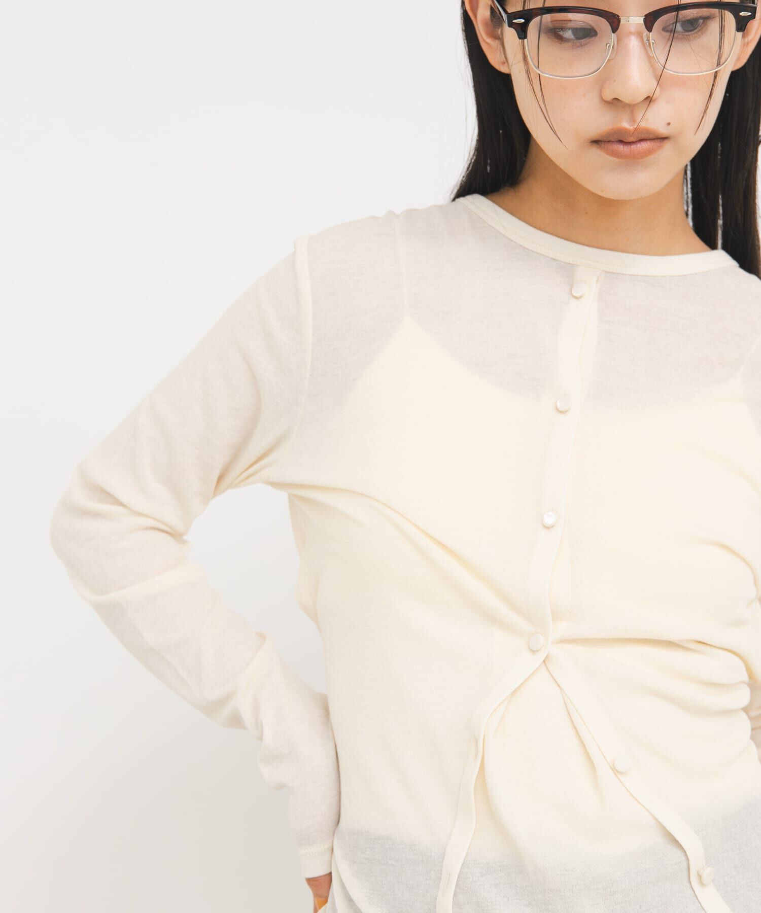  「ノットデザインシアートップス」|Tシャツ・カットソー|