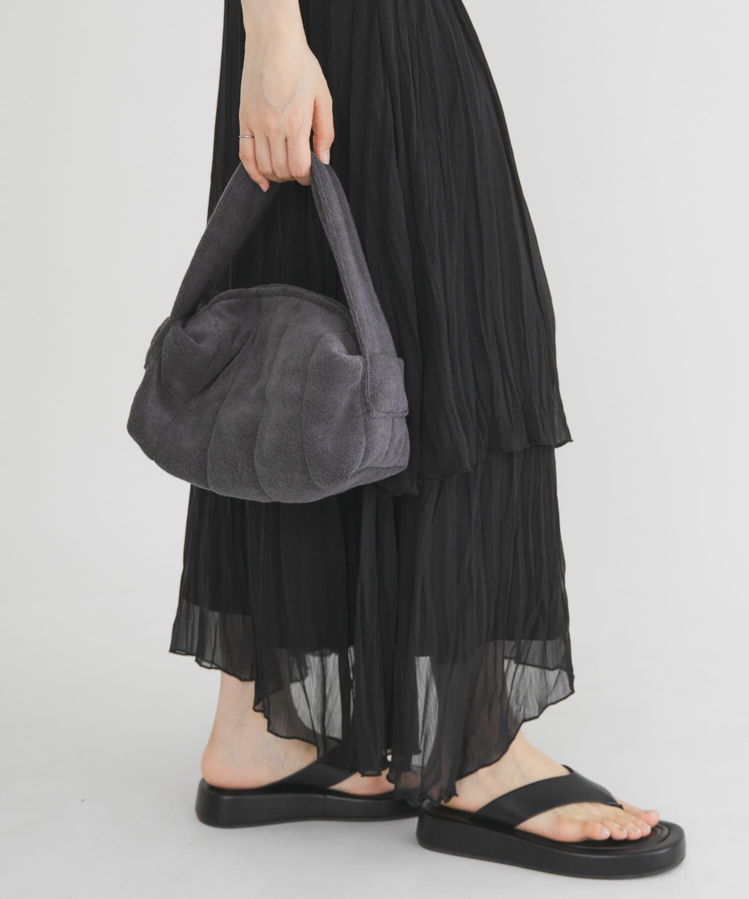  「パイルミニBAG」|ハンドバッグ|