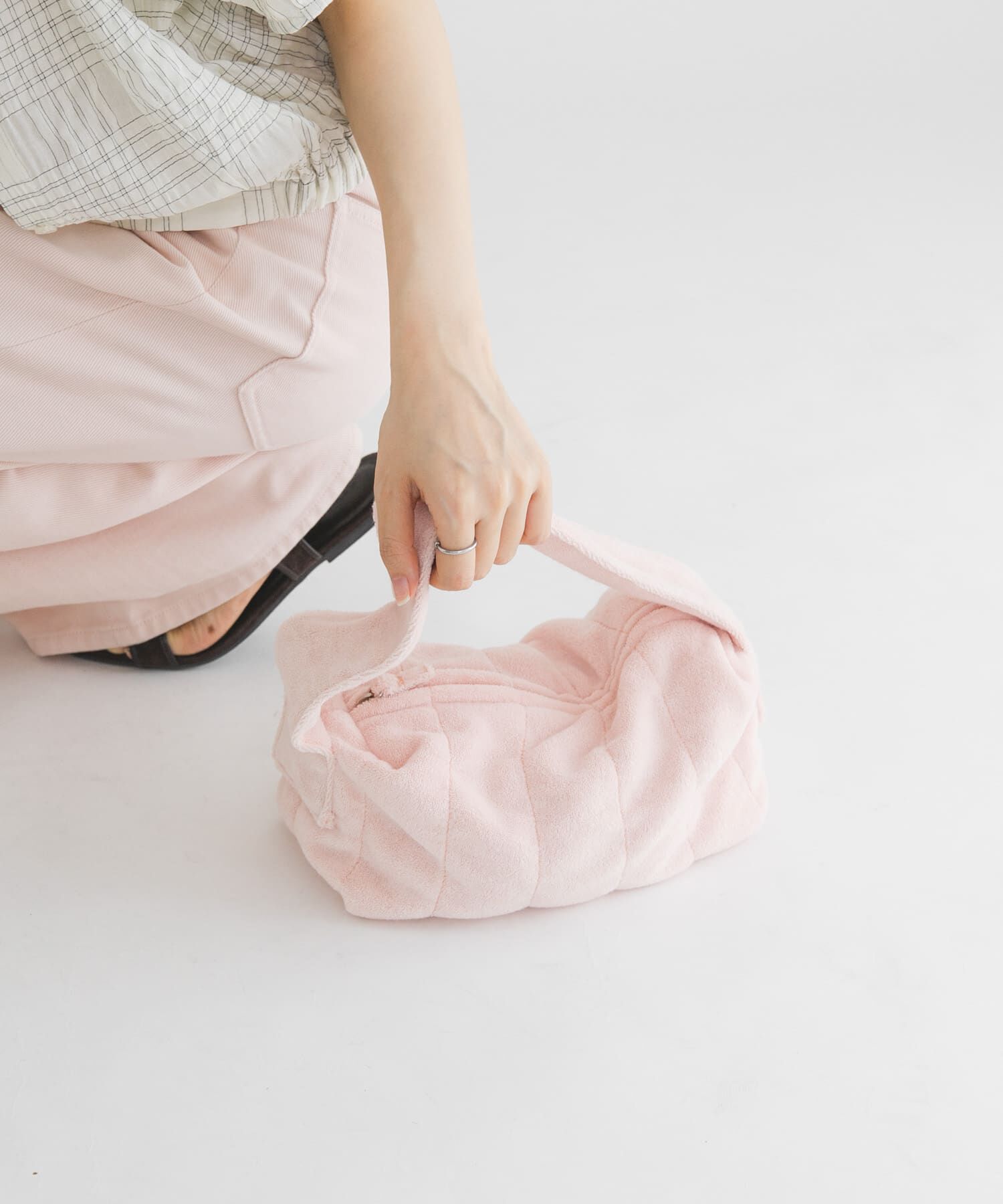  「パイルミニBAG」|ハンドバッグ|