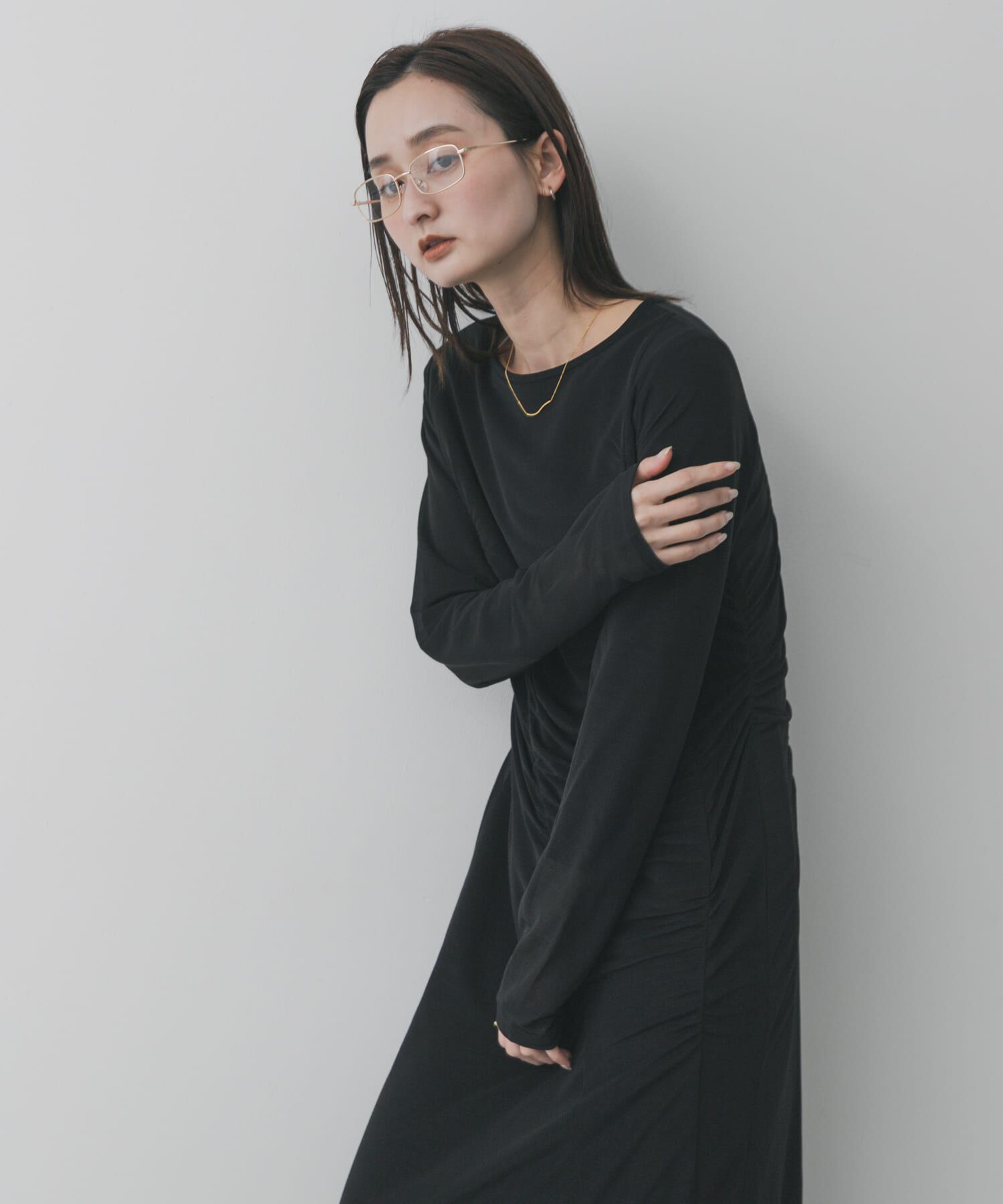 SENSE OF PLACE by URBAN RESEARCH「シアーレイヤードシャーリングワンピース」|ワンピース|