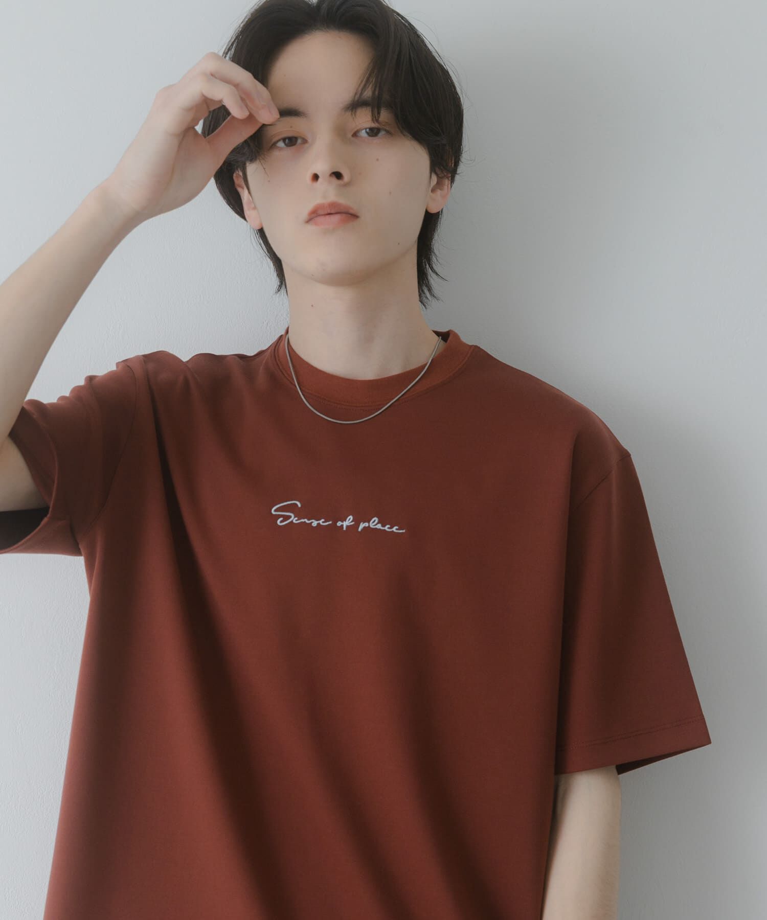 SENSE OF PLACE by URBAN RESEARCH「『一部WEB限定ｶﾗｰ/ﾕﾆｾｯｸｽ』ｼｼｭｳﾎﾟﾝﾁｼｮｰﾄｽﾘｰﾌﾞ」|Tシャツ・カットソー|