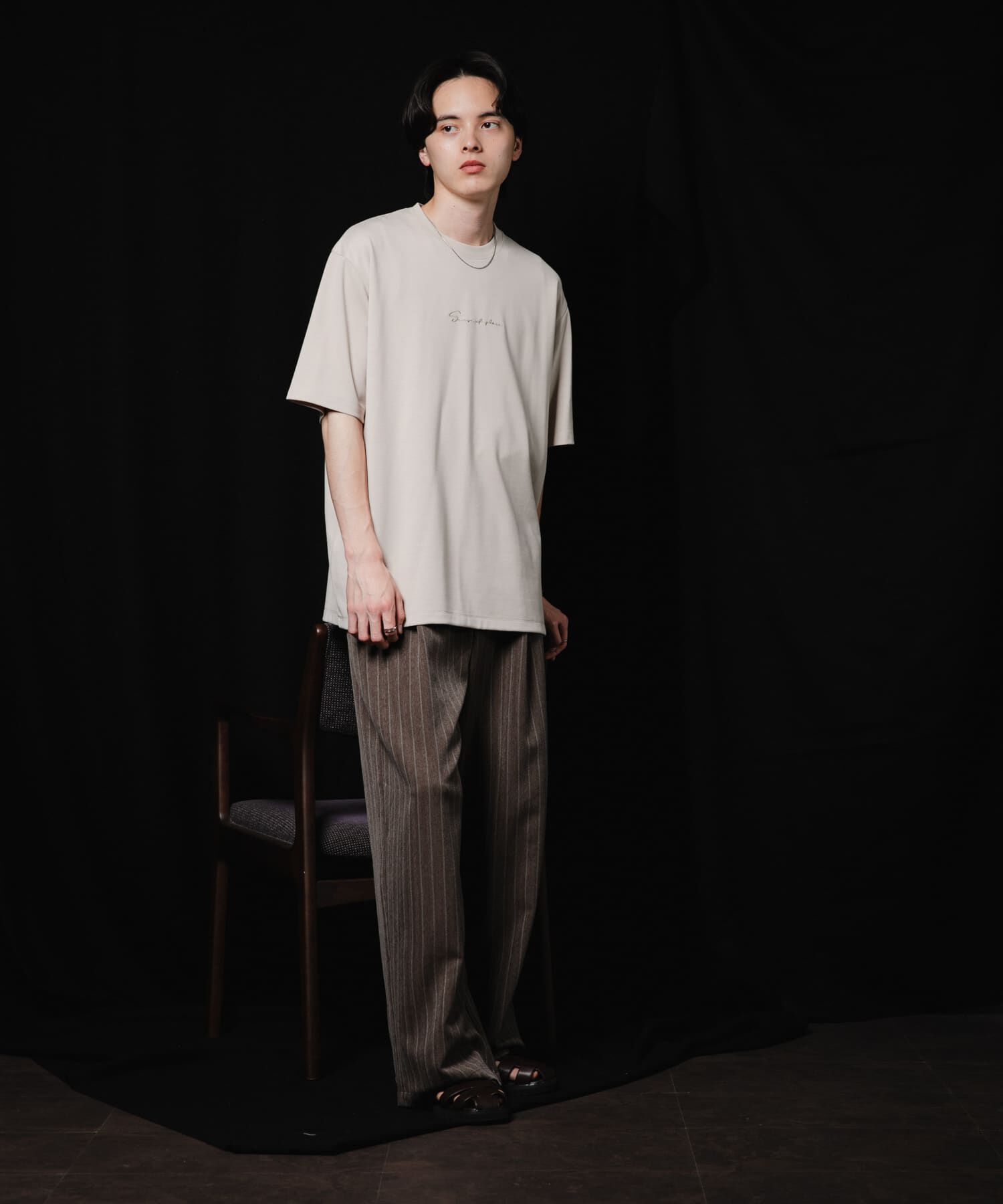 SENSE OF PLACE by URBAN RESEARCH「『一部WEB限定ｶﾗｰ/ﾕﾆｾｯｸｽ』ｼｼｭｳﾎﾟﾝﾁｼｮｰﾄｽﾘｰﾌﾞ」|Tシャツ・カットソー|