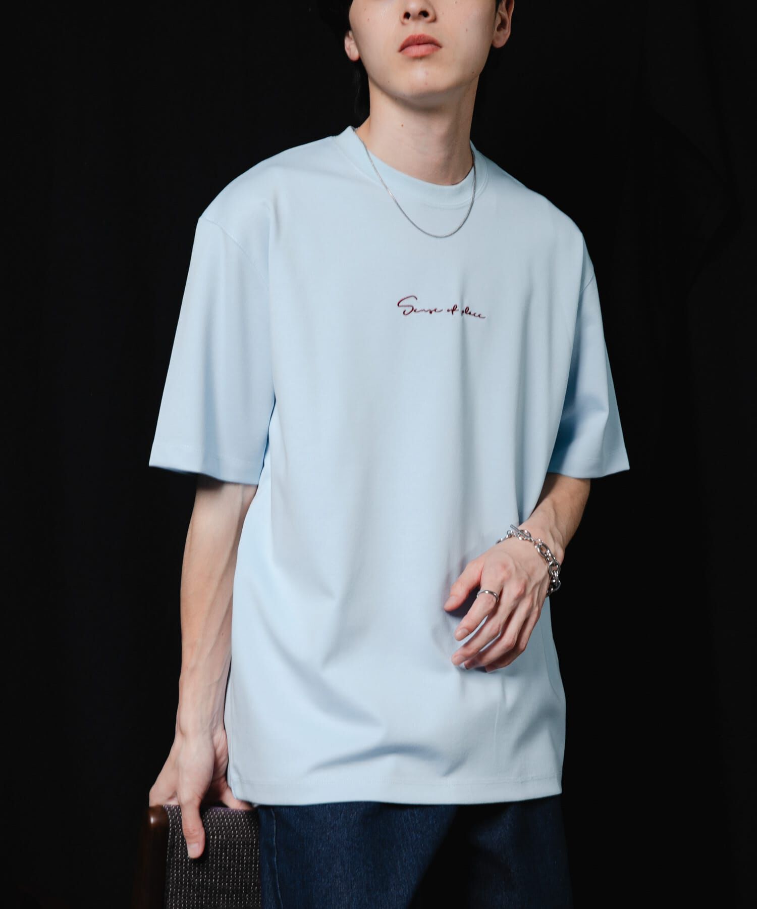 SENSE OF PLACE by URBAN RESEARCH「『一部WEB限定ｶﾗｰ/ﾕﾆｾｯｸｽ』ｼｼｭｳﾎﾟﾝﾁｼｮｰﾄｽﾘｰﾌﾞ」|Tシャツ・カットソー|
