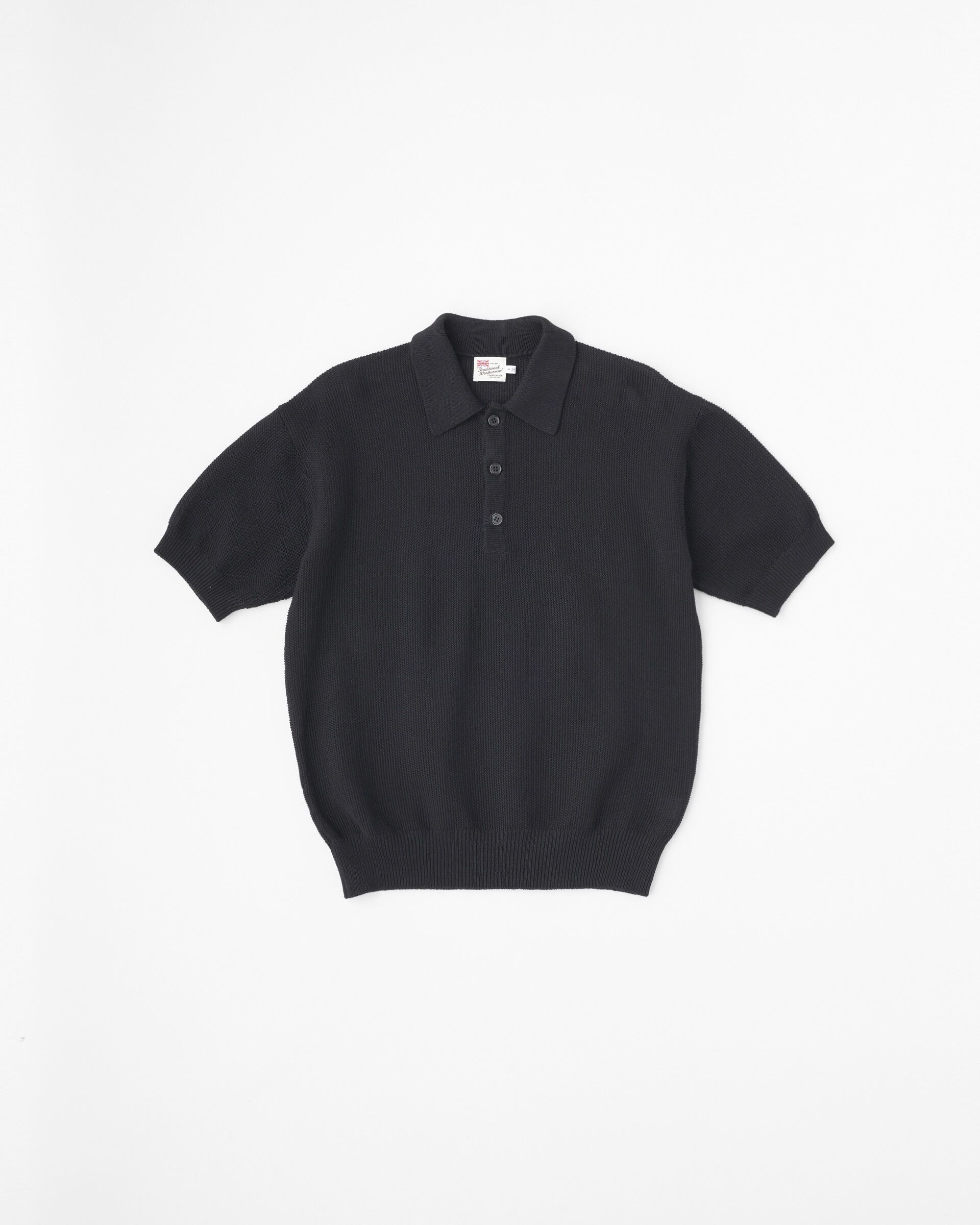 Traditional Weatherwear「NEW HALESWORTH S/S」|ニット・セーター|ﾌﾞﾗｯｸ