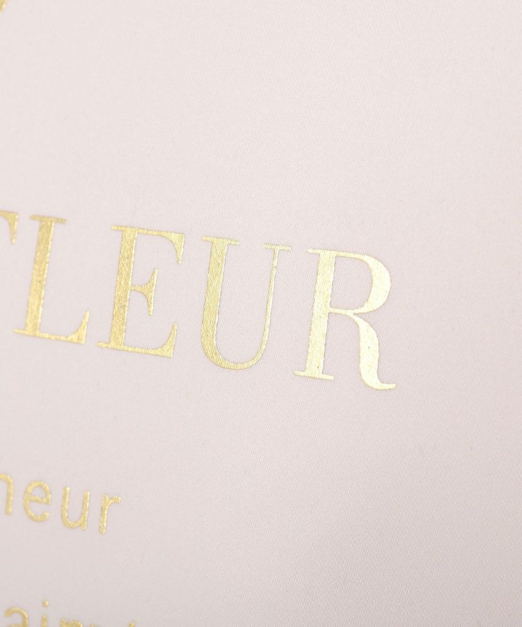 Maison de FLEUR「【Mサイズ/A4対応】ブランドロゴフリルハンドルトートMバッグ」|トートバッグ|