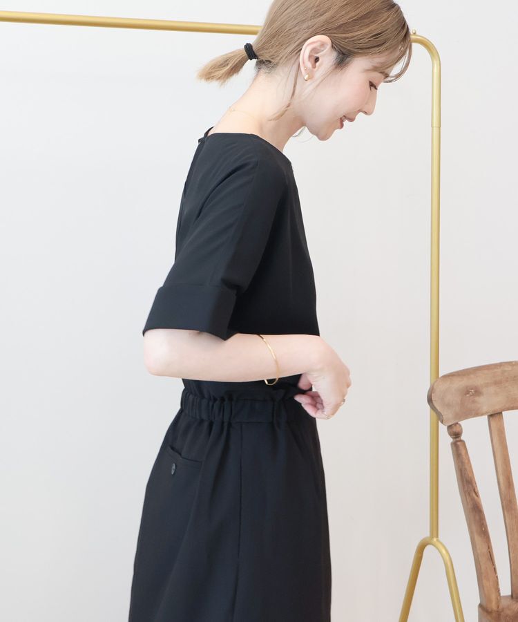 AMERICAN HOLIC「【WEB限定】イージーケア+接触冷感バックタック半袖プルオーバー」|シャツ・ブラウス|