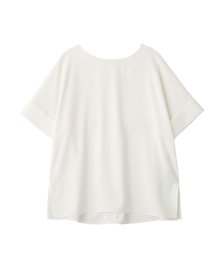 AMERICAN HOLIC「【WEB限定】イージーケア+接触冷感バックタック半袖プルオーバー」|シャツ・ブラウス|