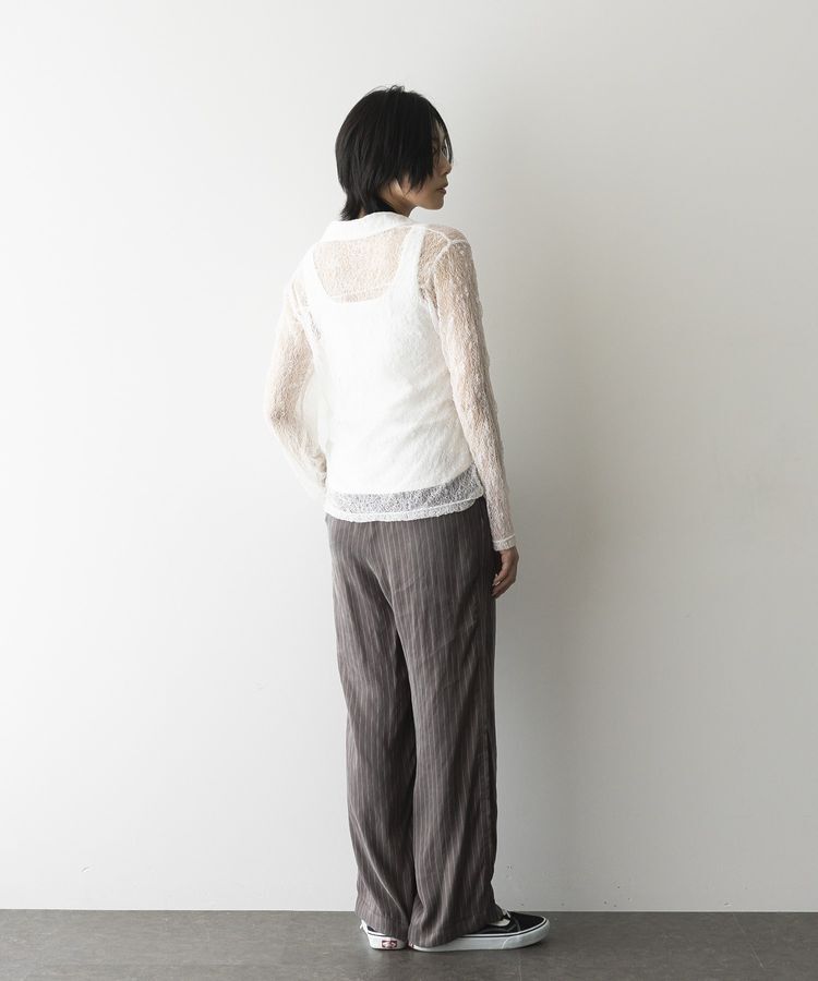 GARAGE OF GOOD CLOTHING「ストライプドロストストレートパンツ」|その他|