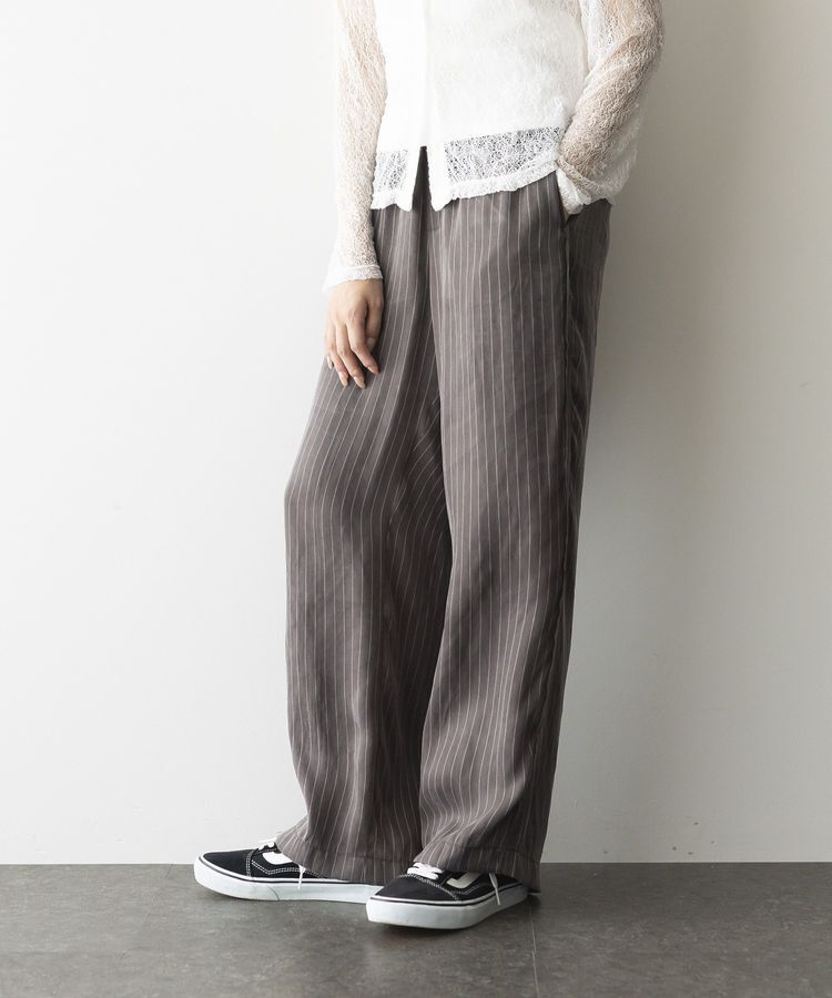 GARAGE OF GOOD CLOTHING「ストライプドロストストレートパンツ」|その他|