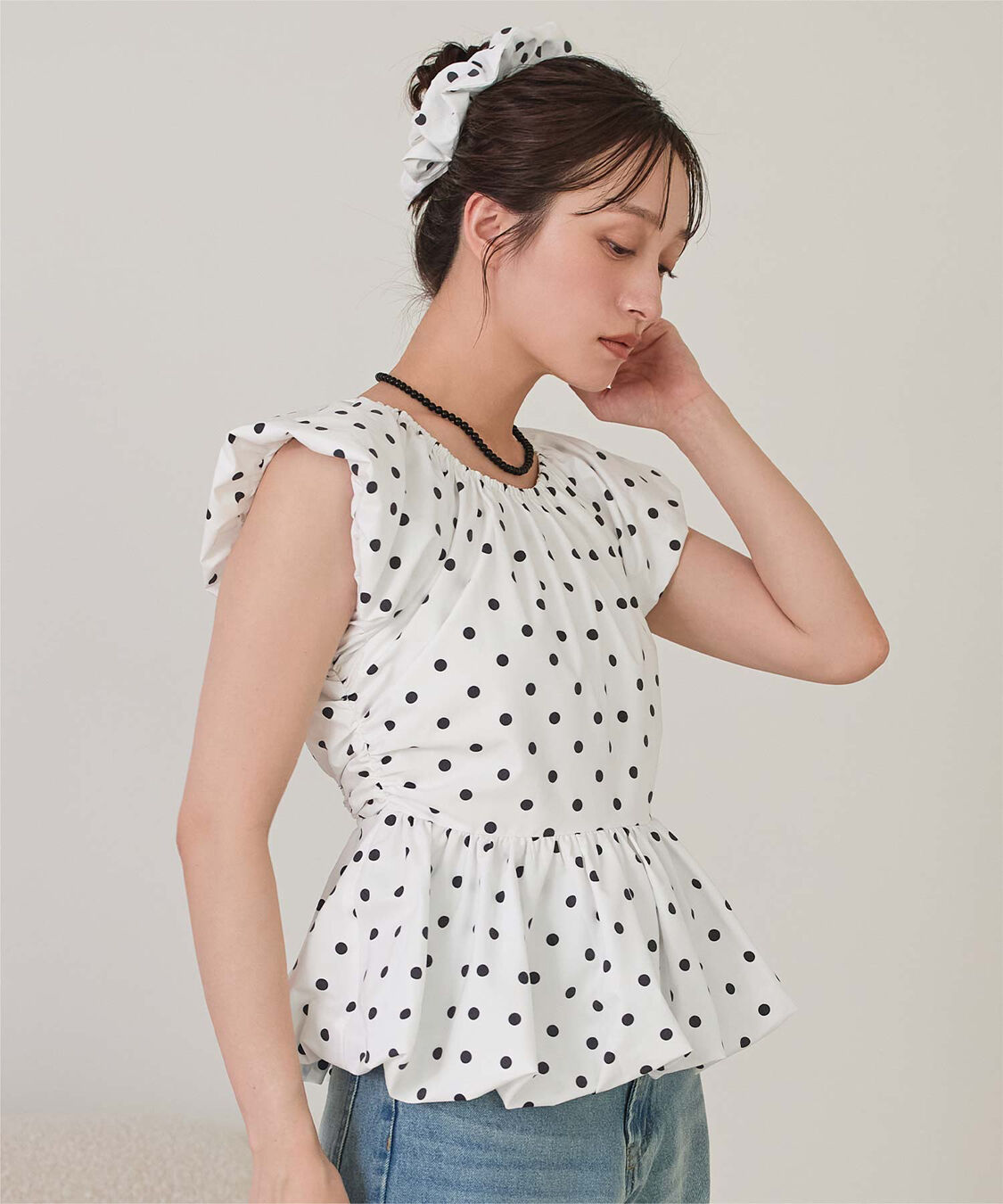 miette「シュシュセットバルーンブラウス」|シャツ・ブラウス|
