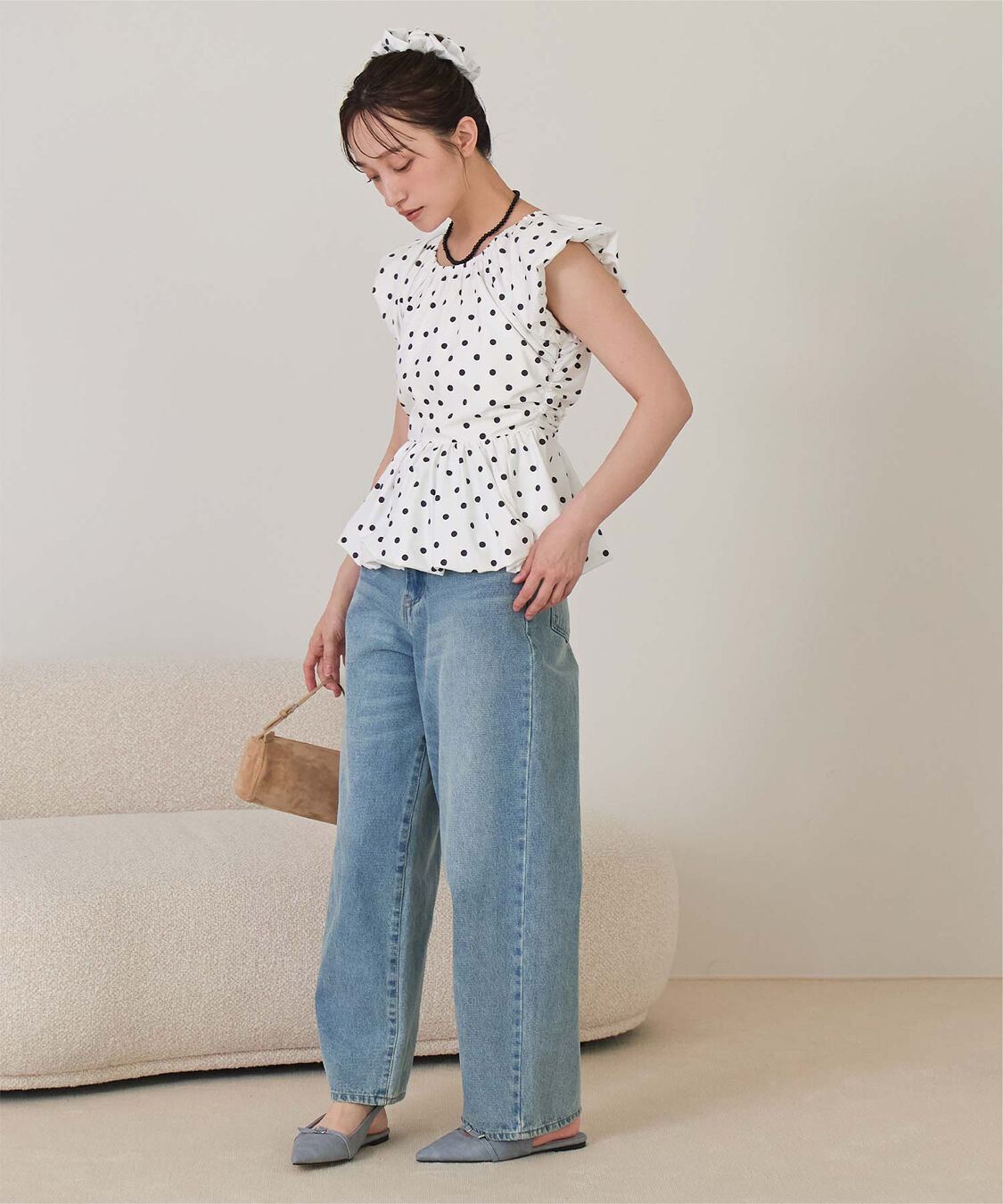 miette「シュシュセットバルーンブラウス」|シャツ・ブラウス|