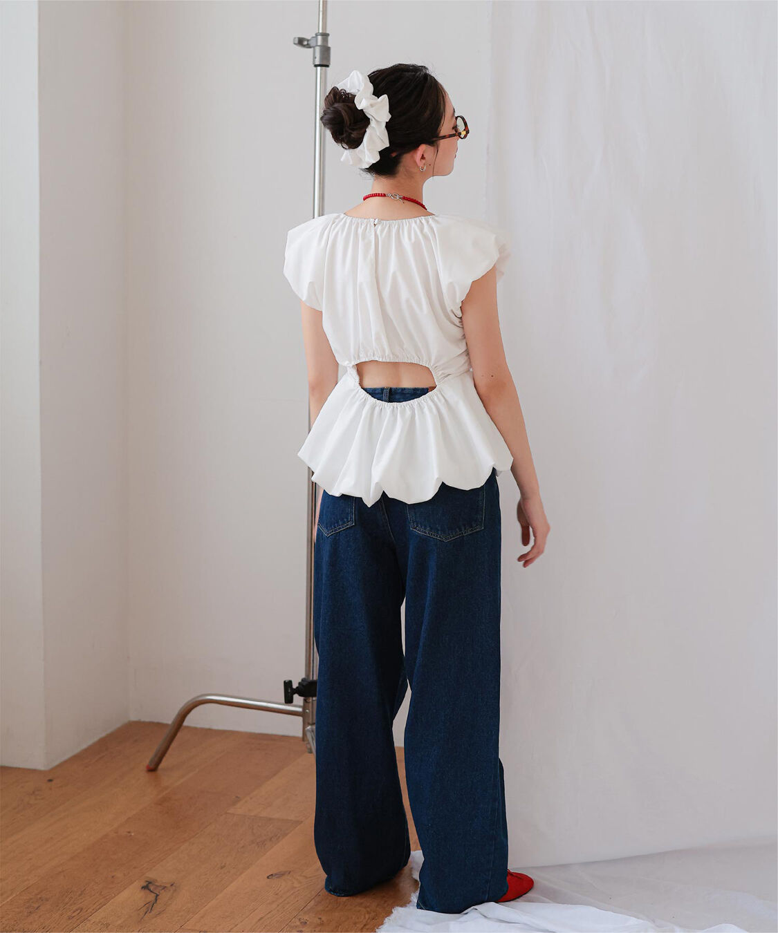 miette「シュシュセットバルーンブラウス」|シャツ・ブラウス|