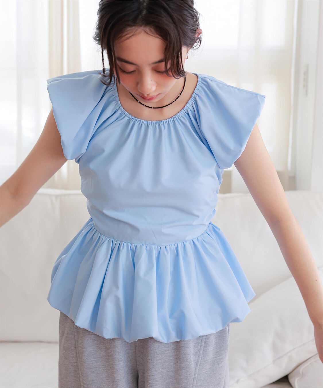 miette「シュシュセットバルーンブラウス」|シャツ・ブラウス|