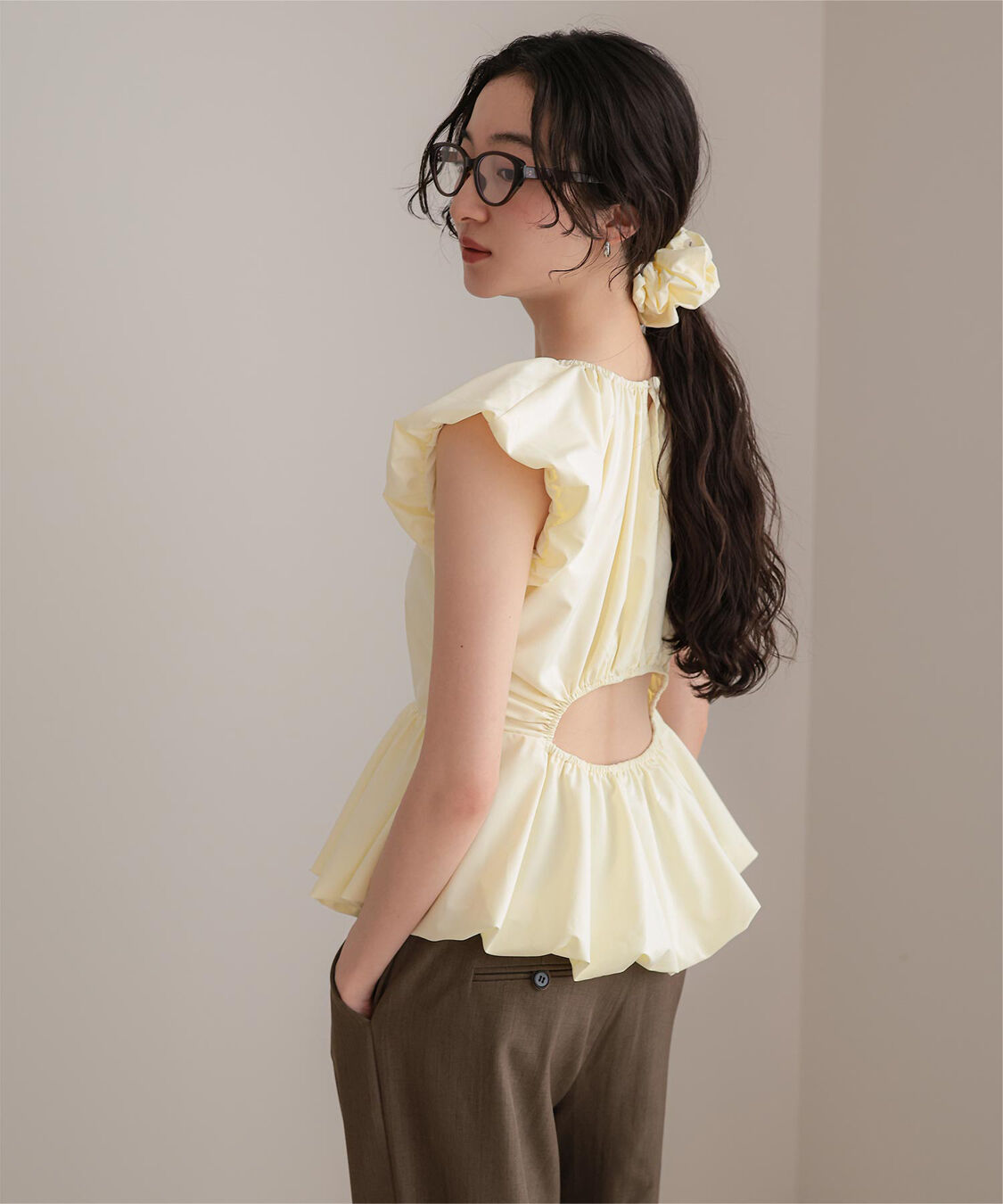 miette「シュシュセットバルーンブラウス」|シャツ・ブラウス|