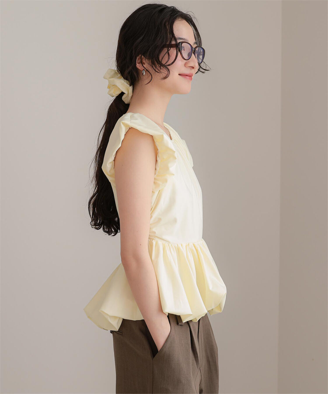 miette「シュシュセットバルーンブラウス」|シャツ・ブラウス|