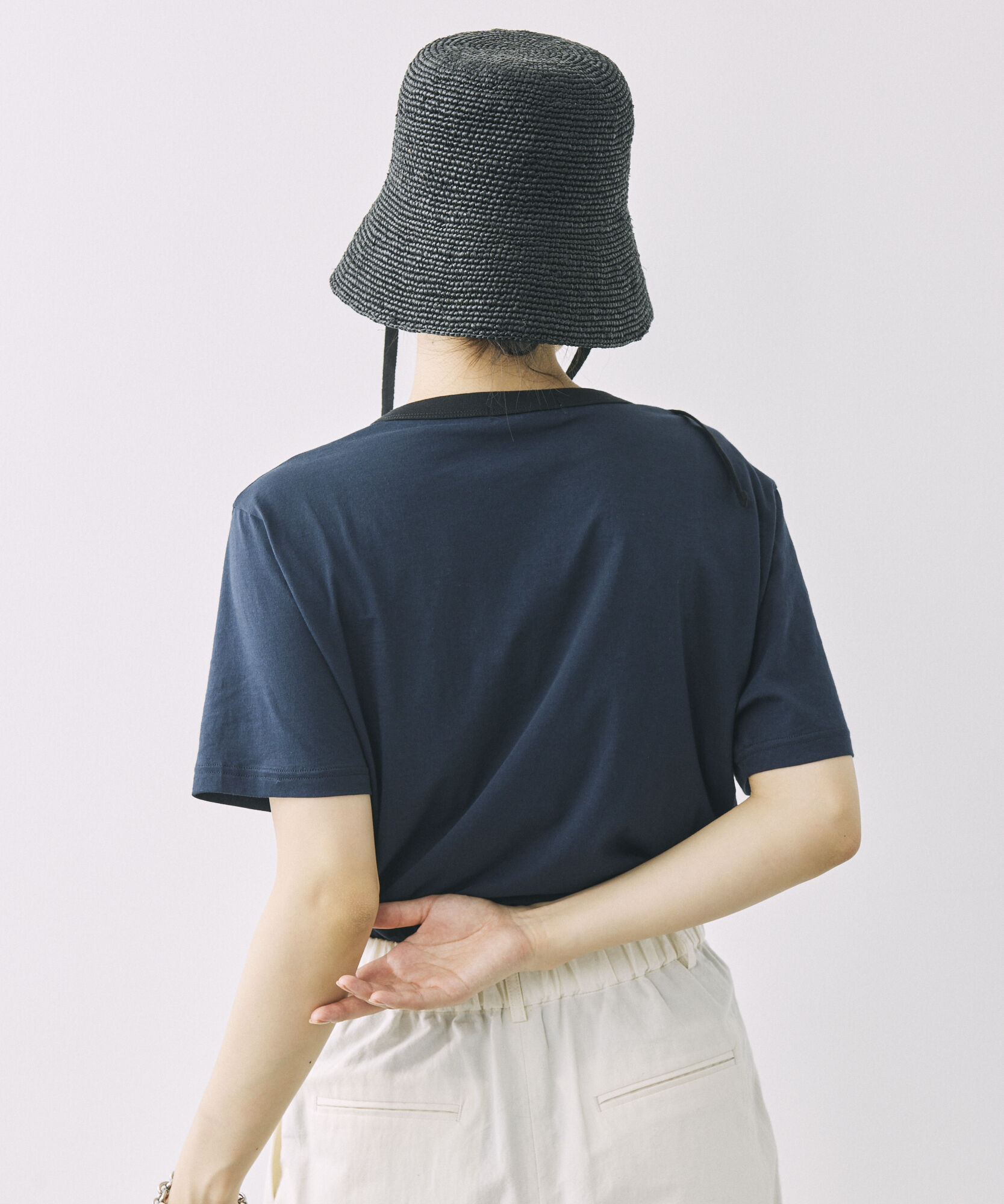 BABYLONE「CAMILLEバイカラーTシャツ」|Tシャツ・カットソー|