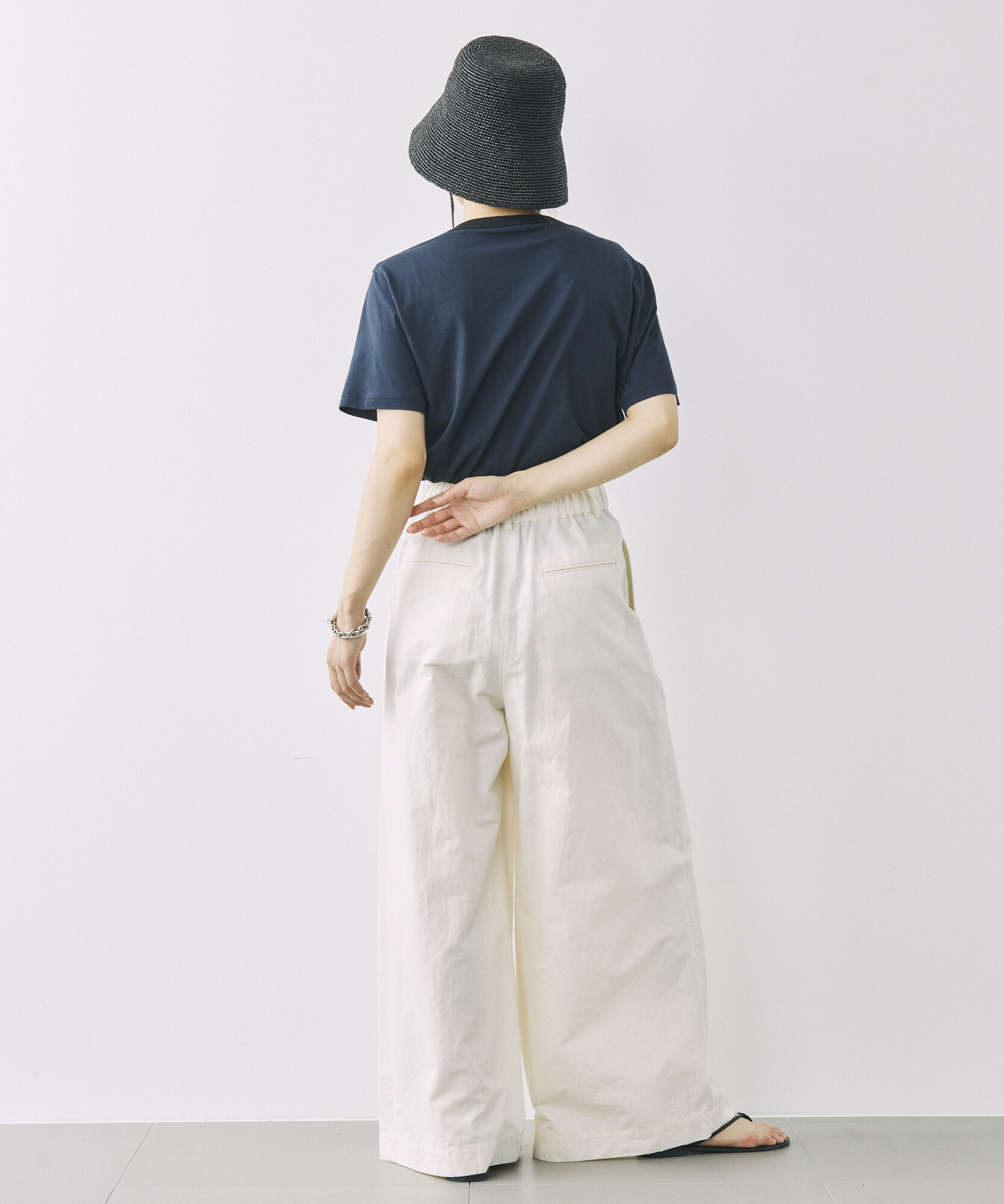 BABYLONE「CAMILLEバイカラーTシャツ」|Tシャツ・カットソー|