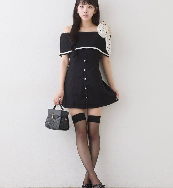  「ビッグリボンミニワンピース」|ワンピース|