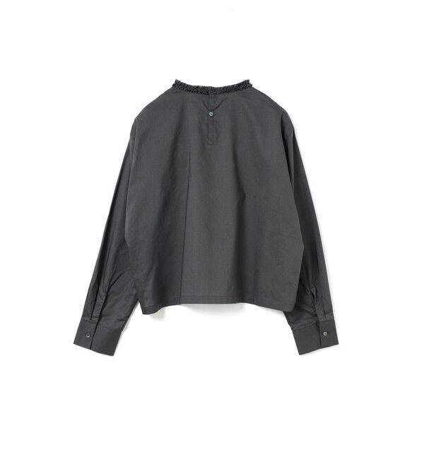 mizuiro ind「mizuiro ind フリルカラープルオーバー」|シャツ・ブラウス|