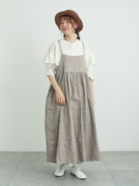 Samansa Mos2「【メルヘン&times;Samansa Mos2】総刺繍ワンピース」|ワンピース|