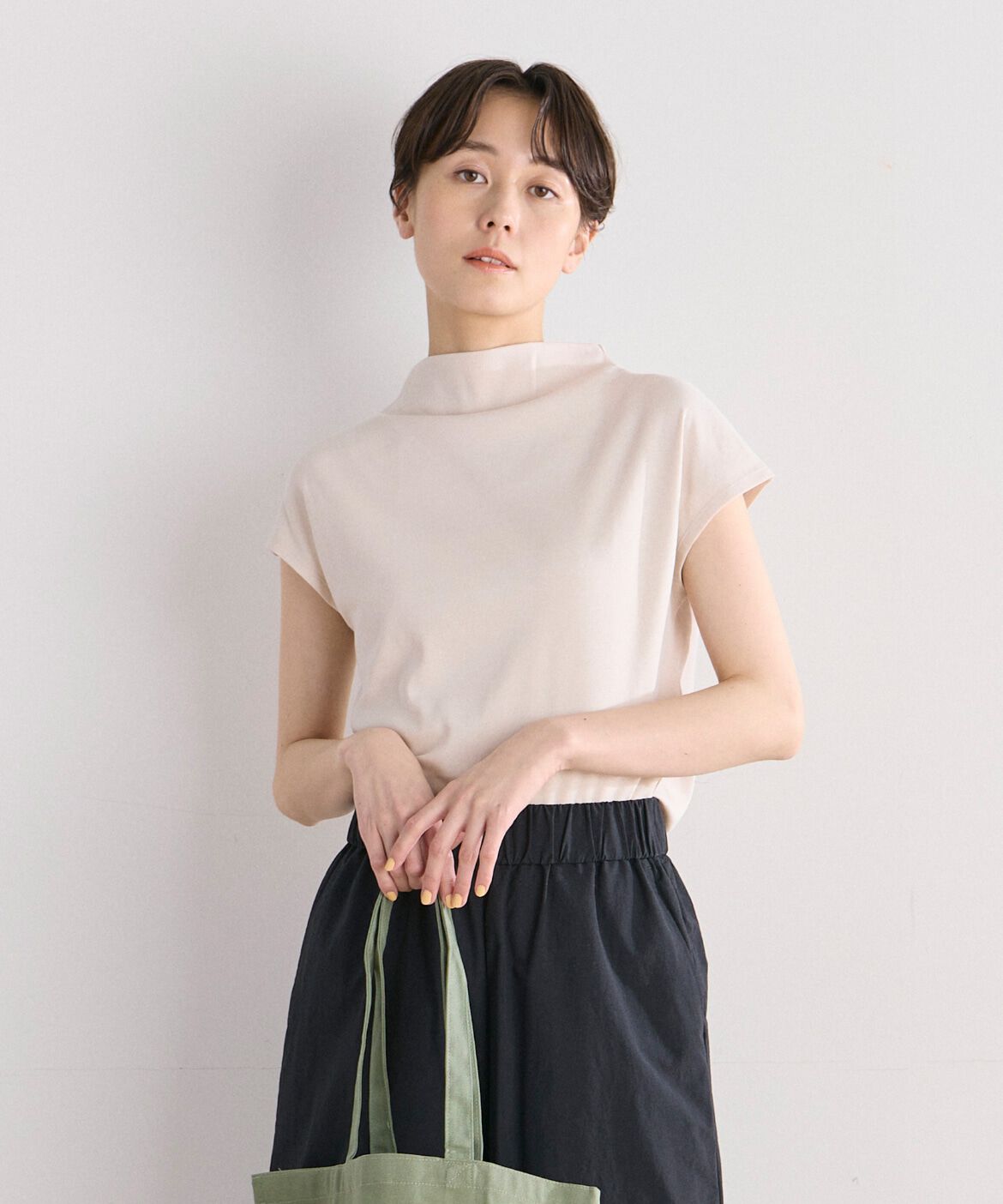 DAY by DAY it&rsquo;s international「ボトルネックカットソー《スビン綿MIXフライス》」|Tシャツ・カットソー|グレーベージ 3