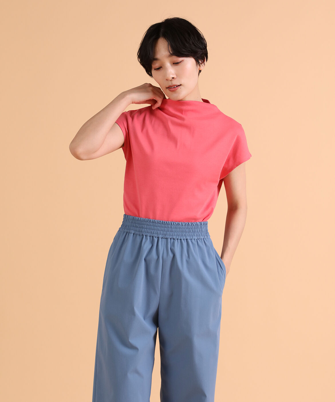 DAY by DAY it&rsquo;s international「ボトルネックカットソー《スビン綿MIXフライス》」|Tシャツ・カットソー|チェリーピン 9